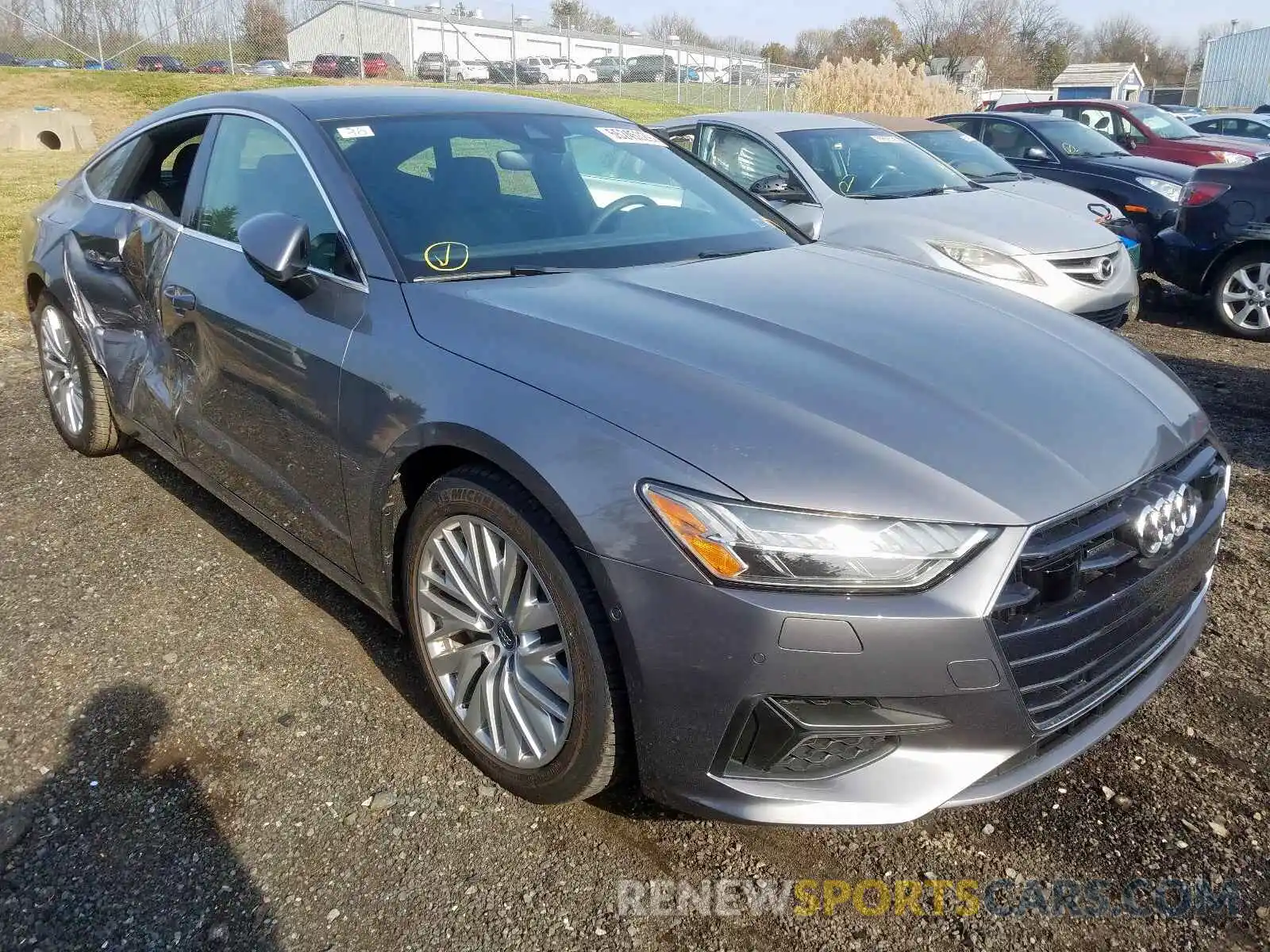 1 Photograph of a damaged car WAUR2AF20KN054188 AUDI A7 2019