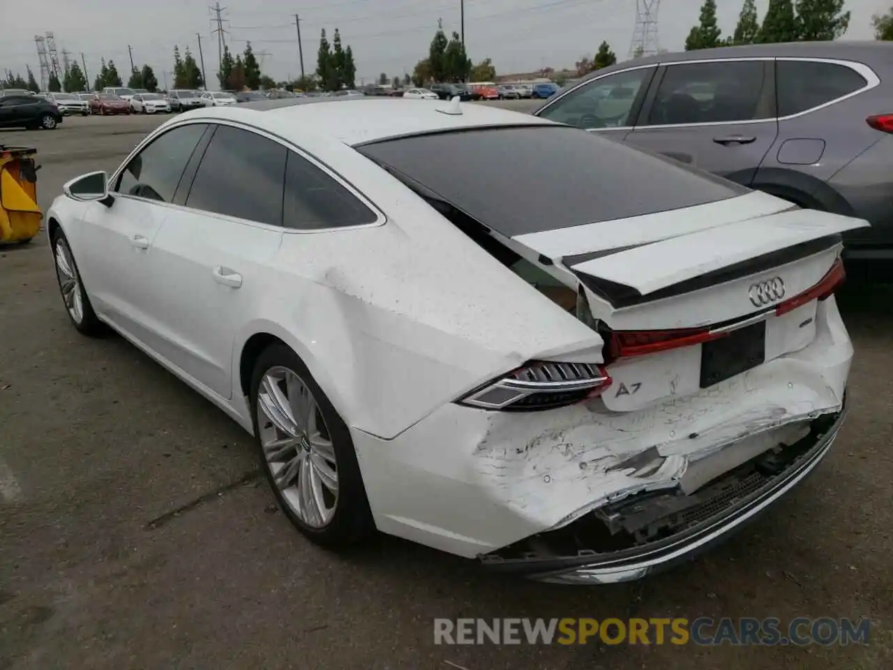 3 Photograph of a damaged car WAUR2AF22KN114794 AUDI A7 2019