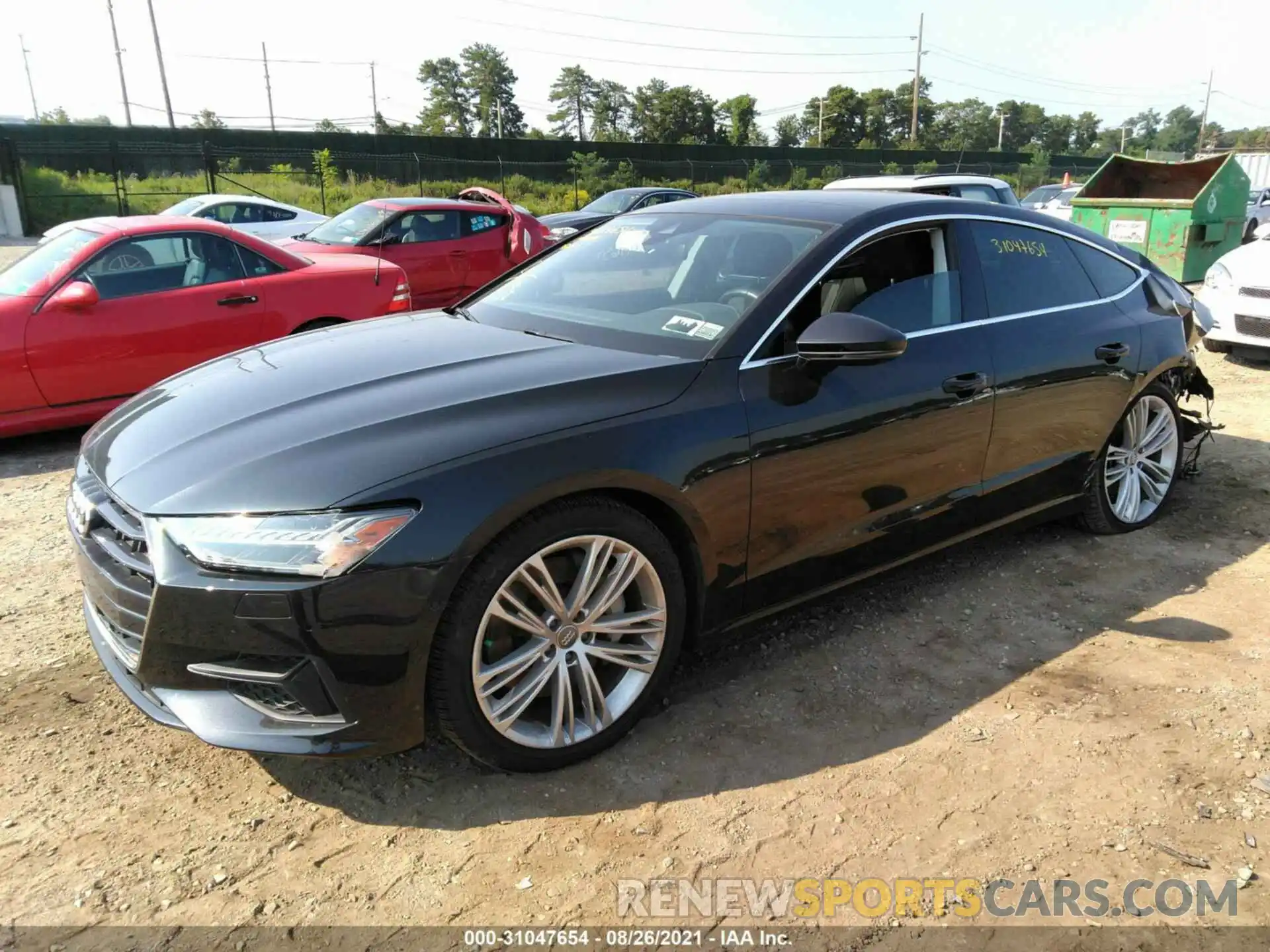 2 Photograph of a damaged car WAUR2AF23KN056890 AUDI A7 2019