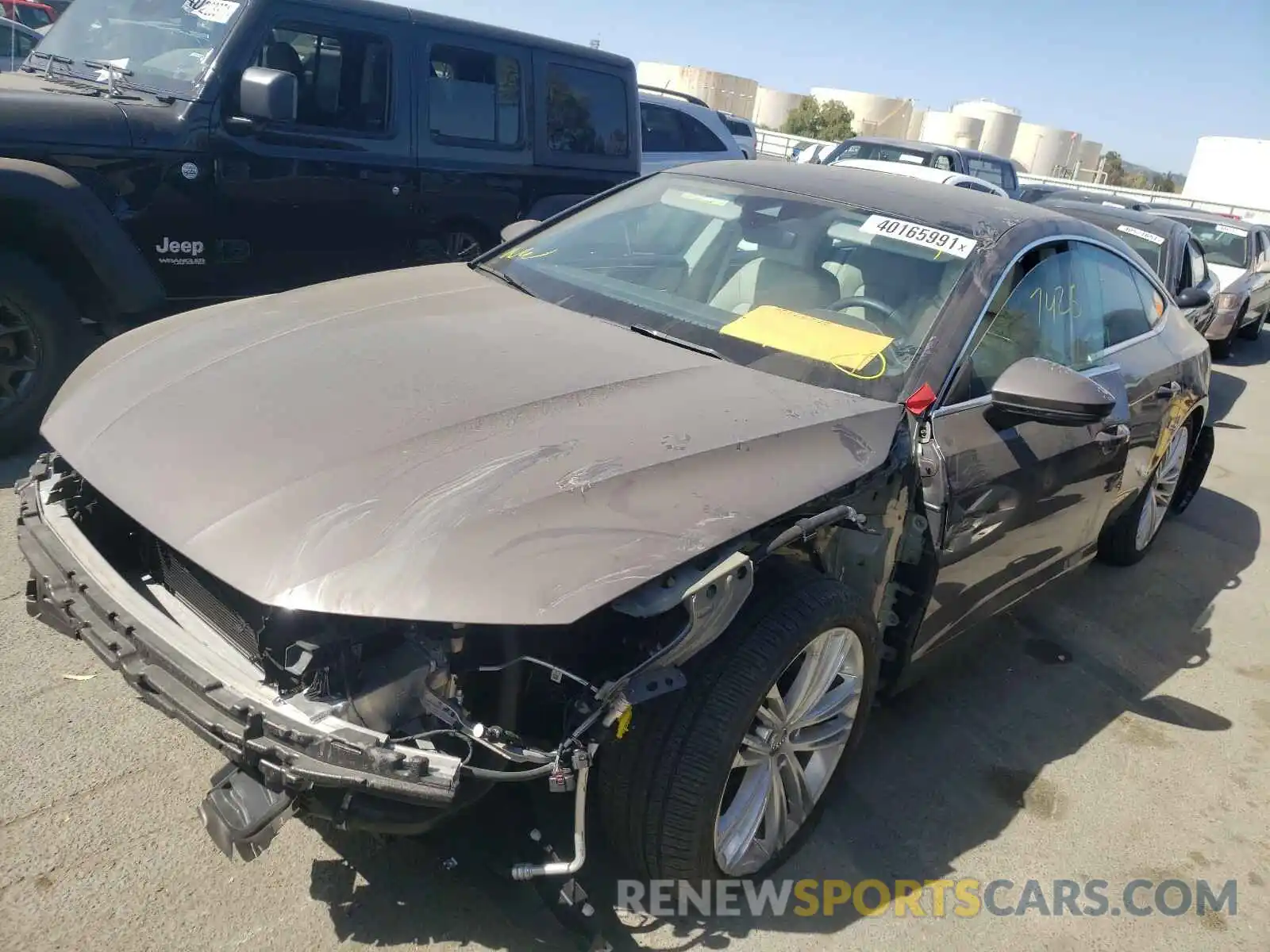 2 Photograph of a damaged car WAUR2AF23KN113203 AUDI A7 2019