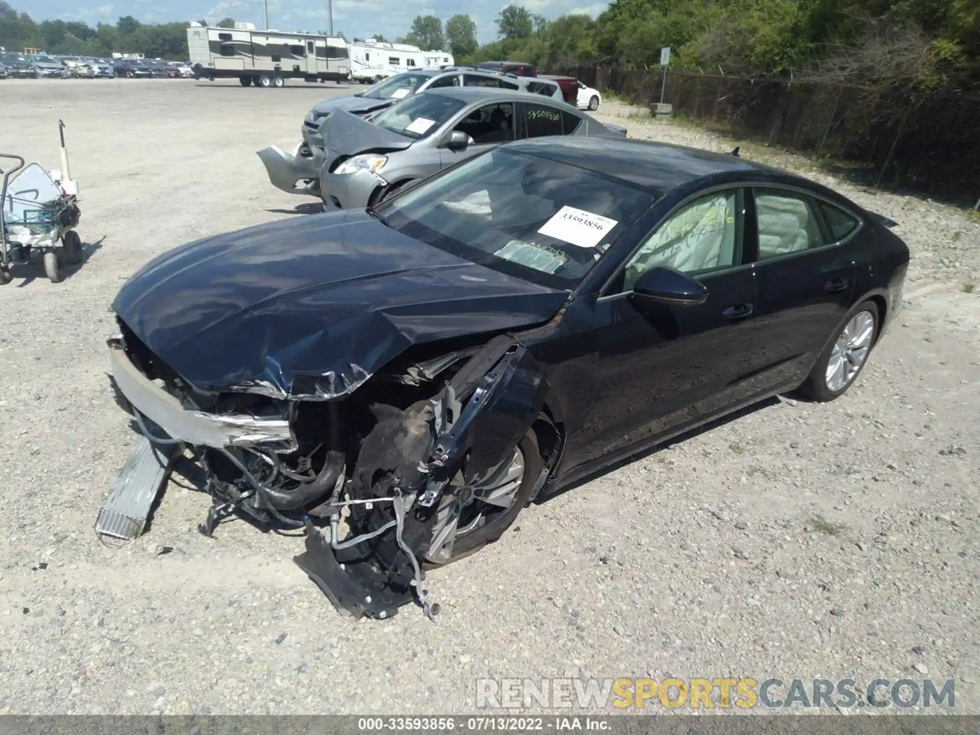 2 Photograph of a damaged car WAUR2AF23KN116683 AUDI A7 2019