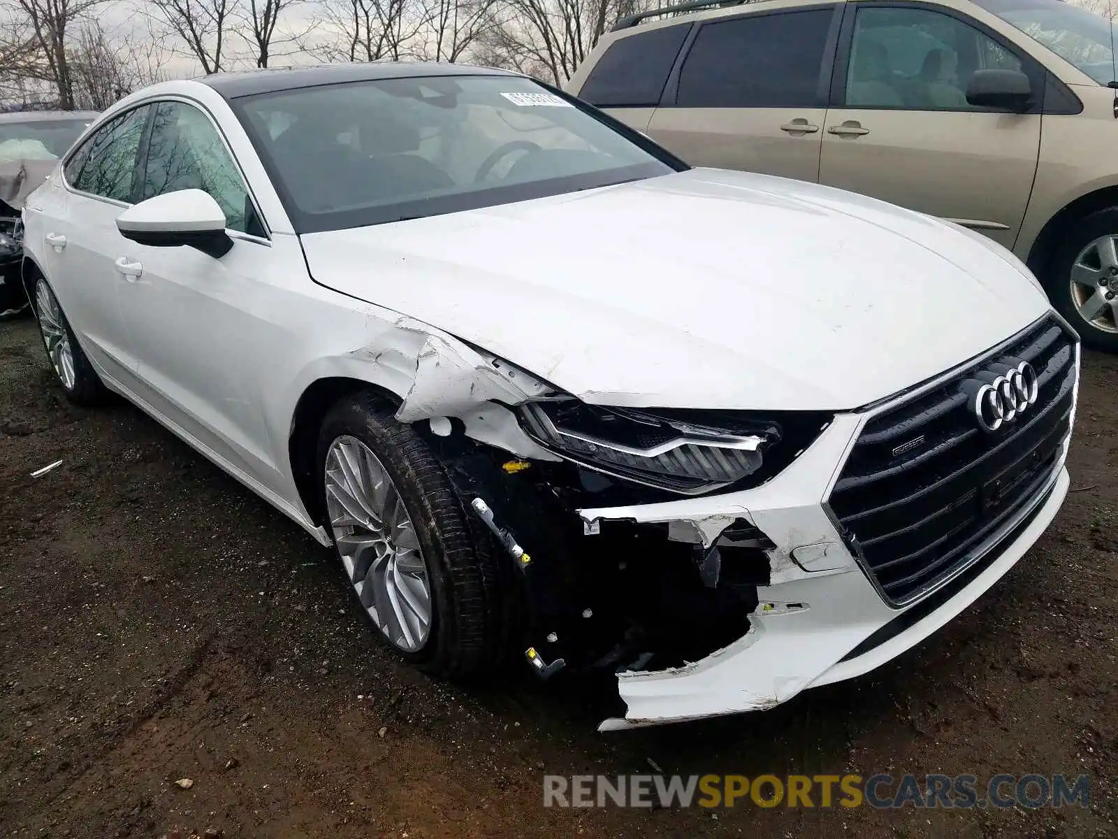 1 Photograph of a damaged car WAUR2AF28KN039812 AUDI A7 2019