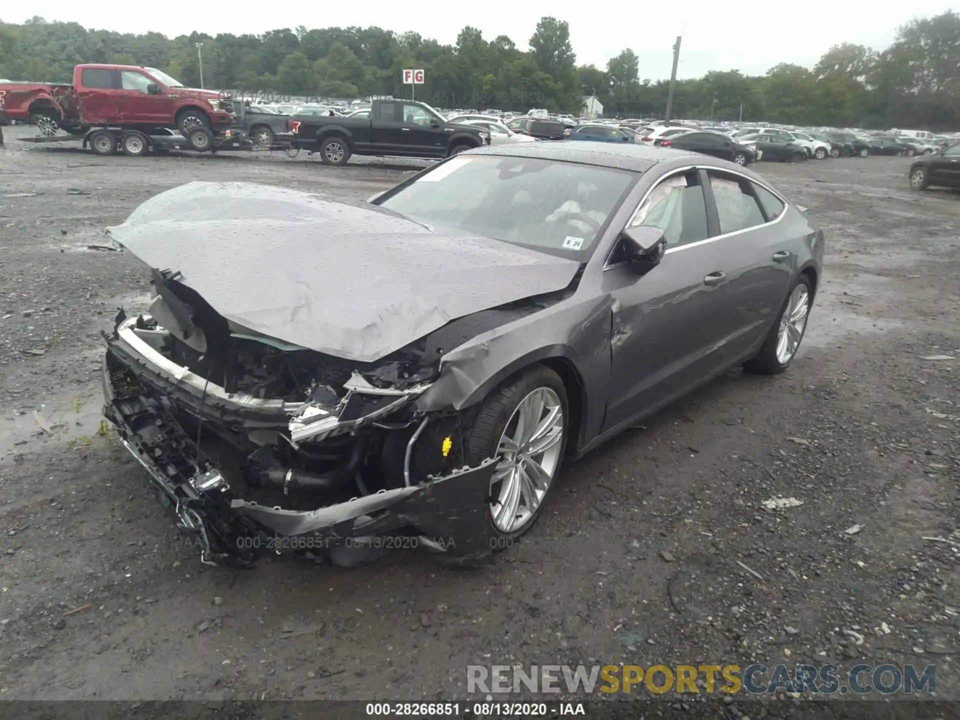 2 Photograph of a damaged car WAUR2AF29KN126604 AUDI A7 2019