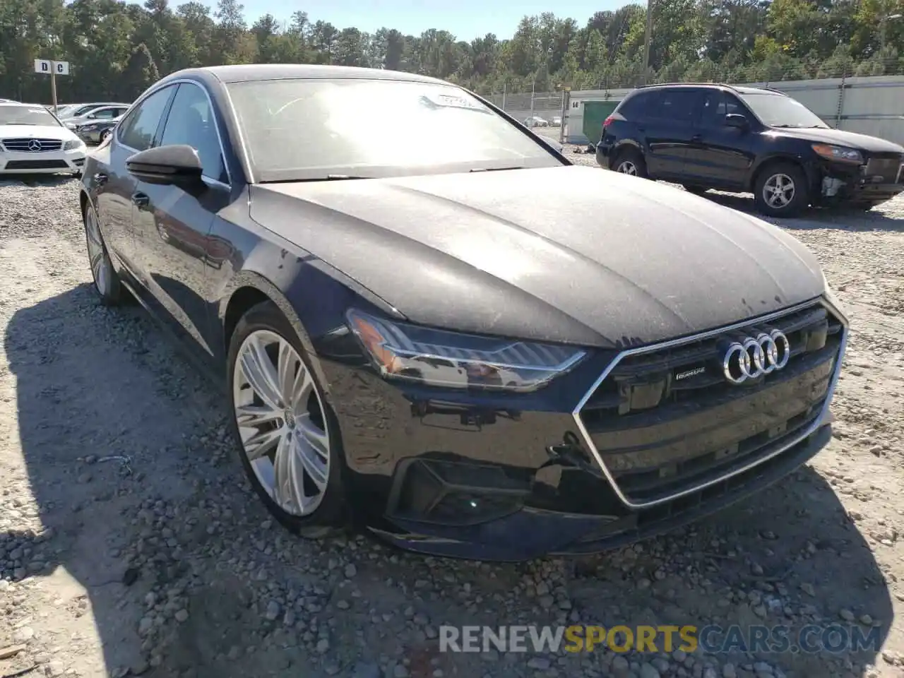 1 Photograph of a damaged car WAUS2AF21KN126386 AUDI A7 2019