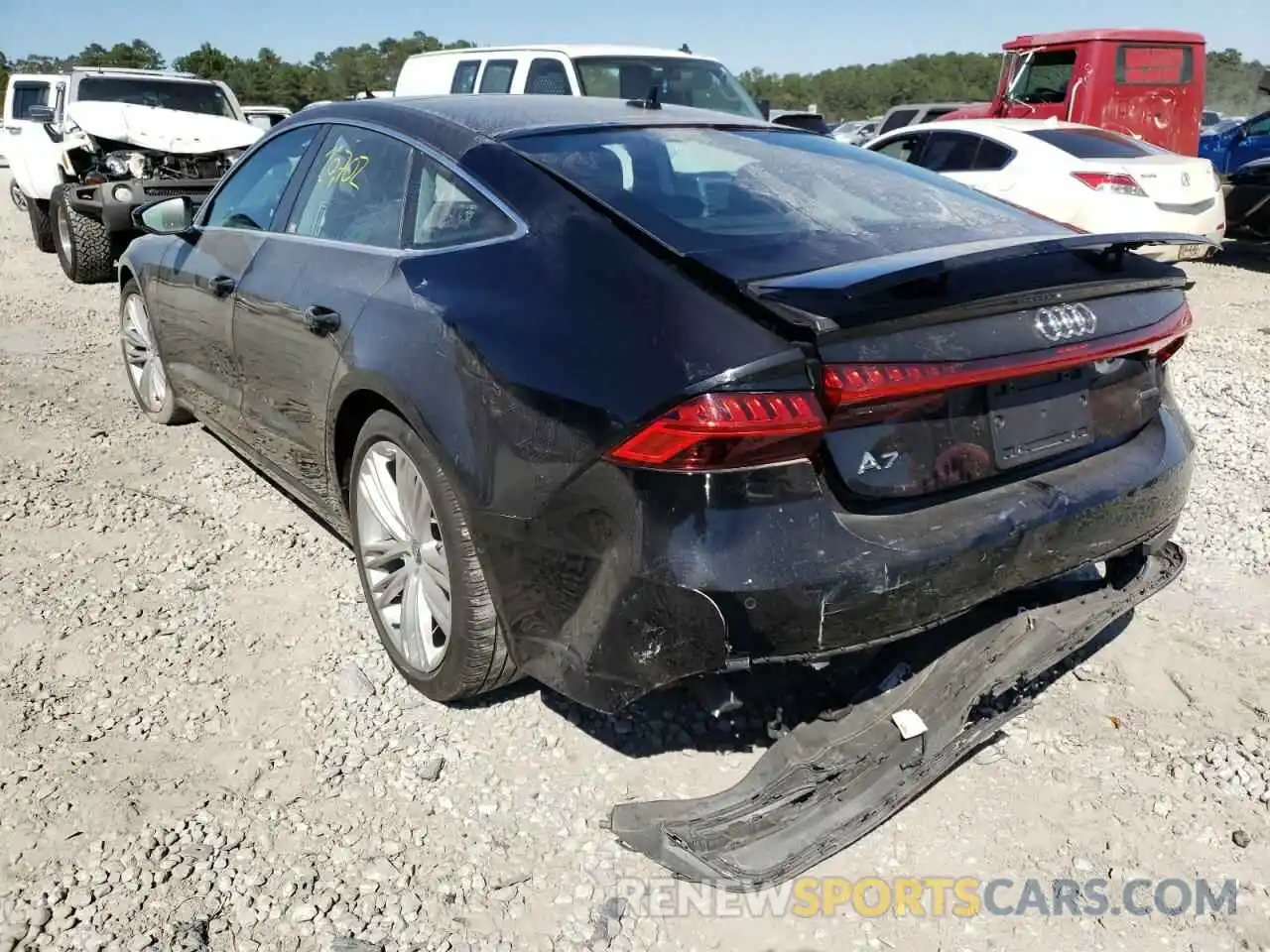 3 Photograph of a damaged car WAUS2AF21KN126386 AUDI A7 2019