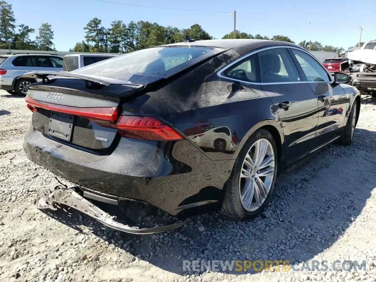 4 Photograph of a damaged car WAUS2AF21KN126386 AUDI A7 2019