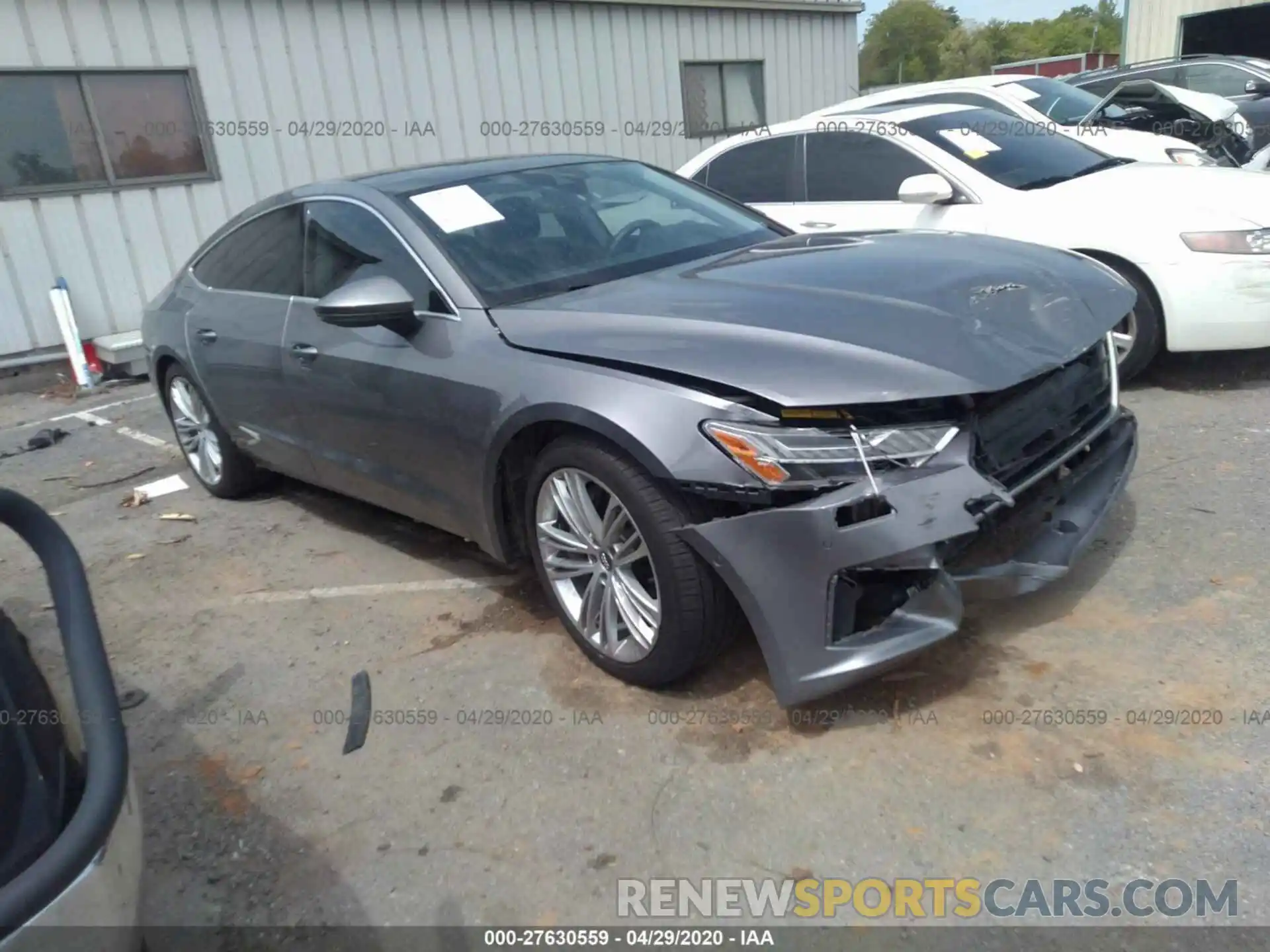 1 Photograph of a damaged car WAUS2AF23KN027374 AUDI A7 2019