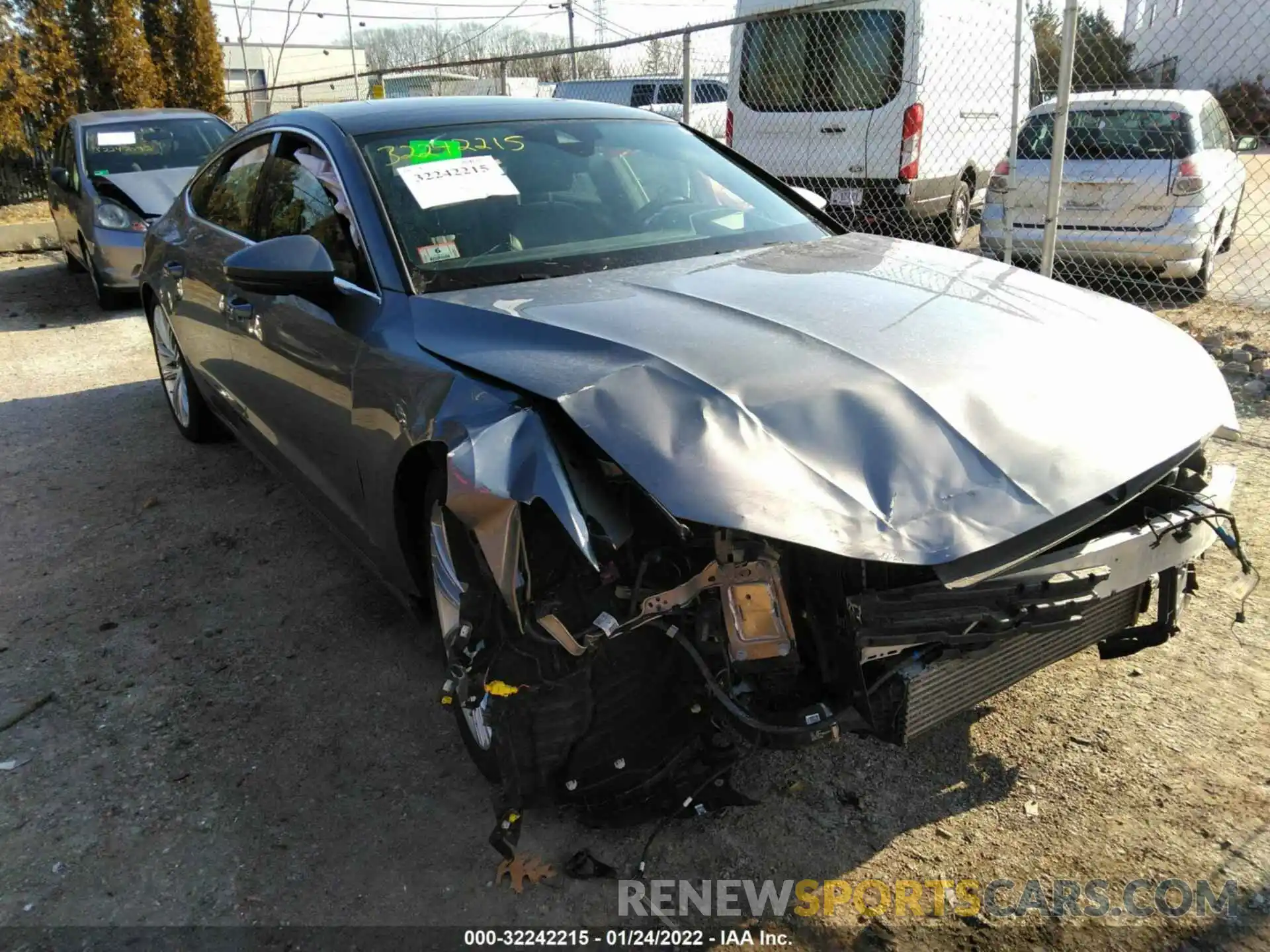 1 Photograph of a damaged car WAUS2AF24KN024838 AUDI A7 2019