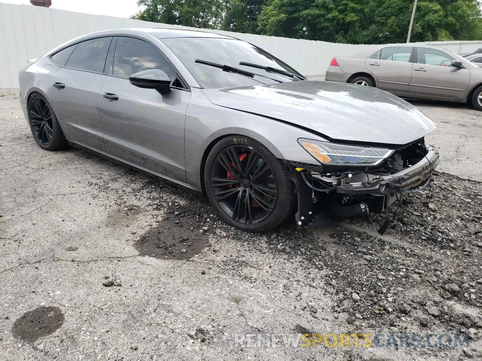 1 Photograph of a damaged car WAUS2BF22KN118402 AUDI A7 2019