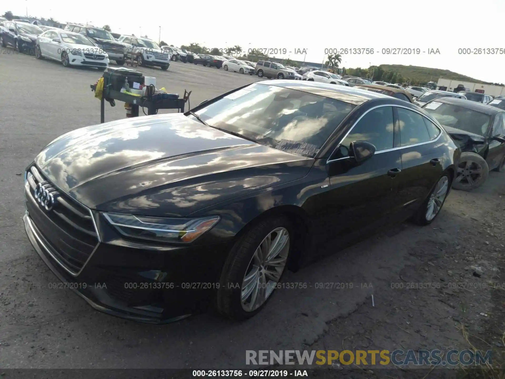 2 Photograph of a damaged car WAUU2AF20KN057098 AUDI A7 2019