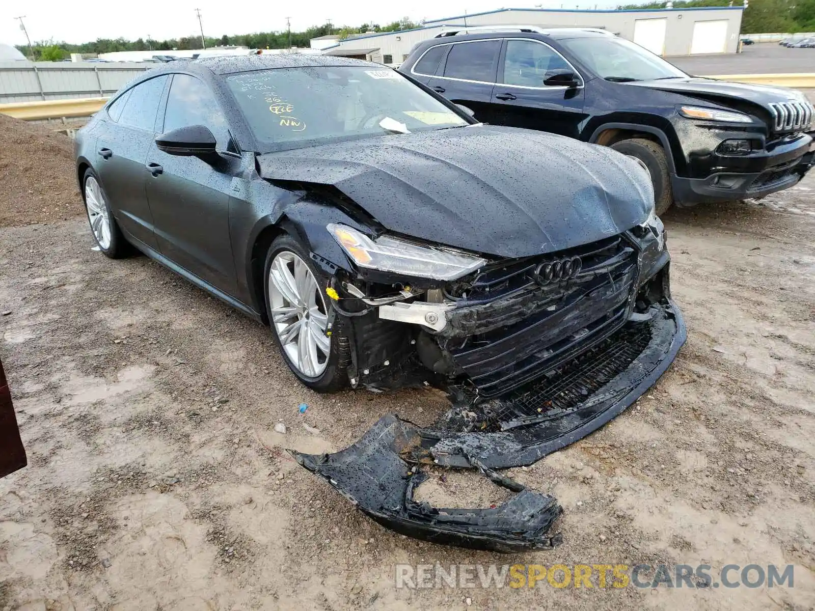 1 Photograph of a damaged car WAUU2AF22KN101828 AUDI A7 2019