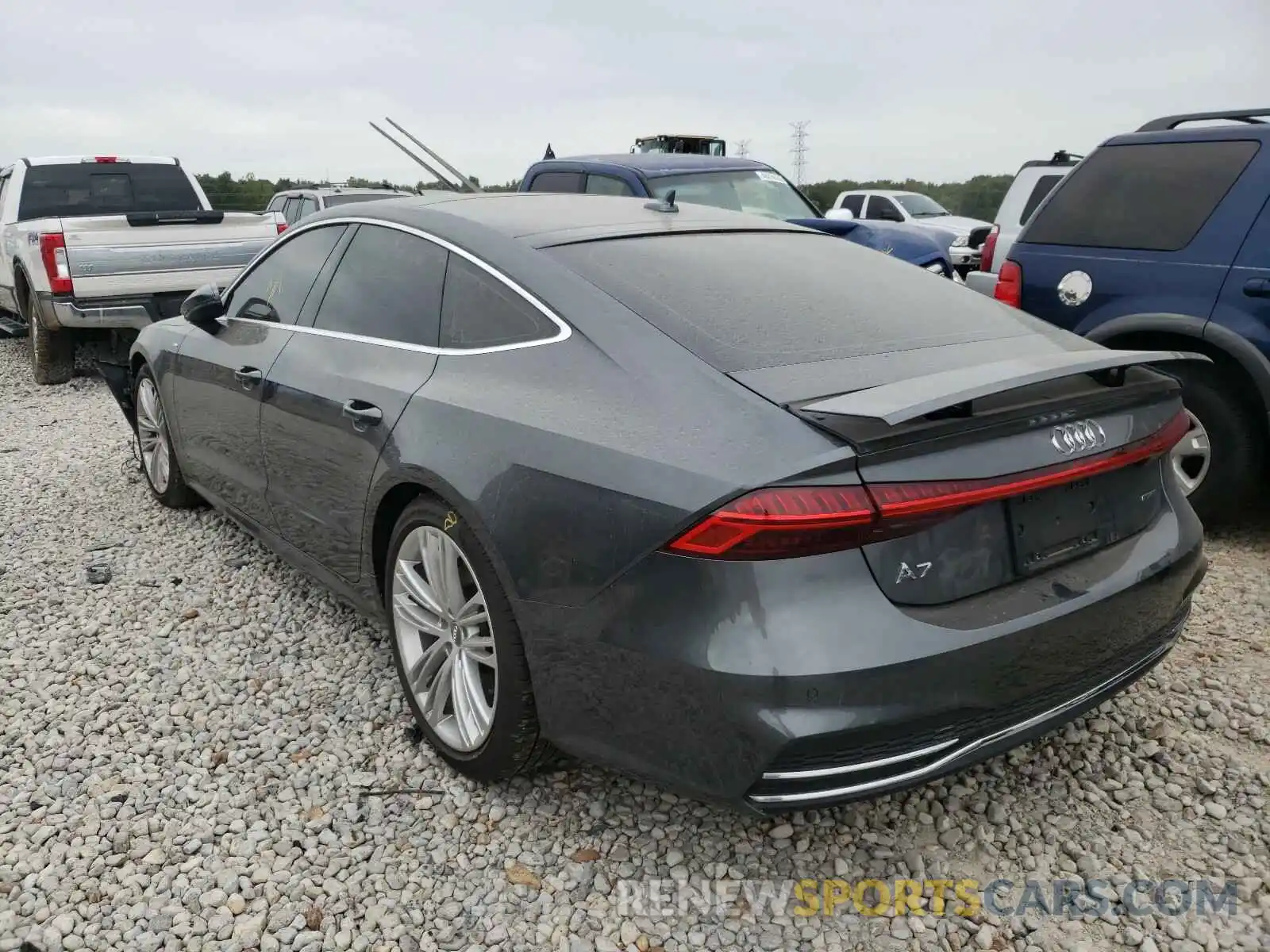 3 Photograph of a damaged car WAUU2AF22KN127653 AUDI A7 2019