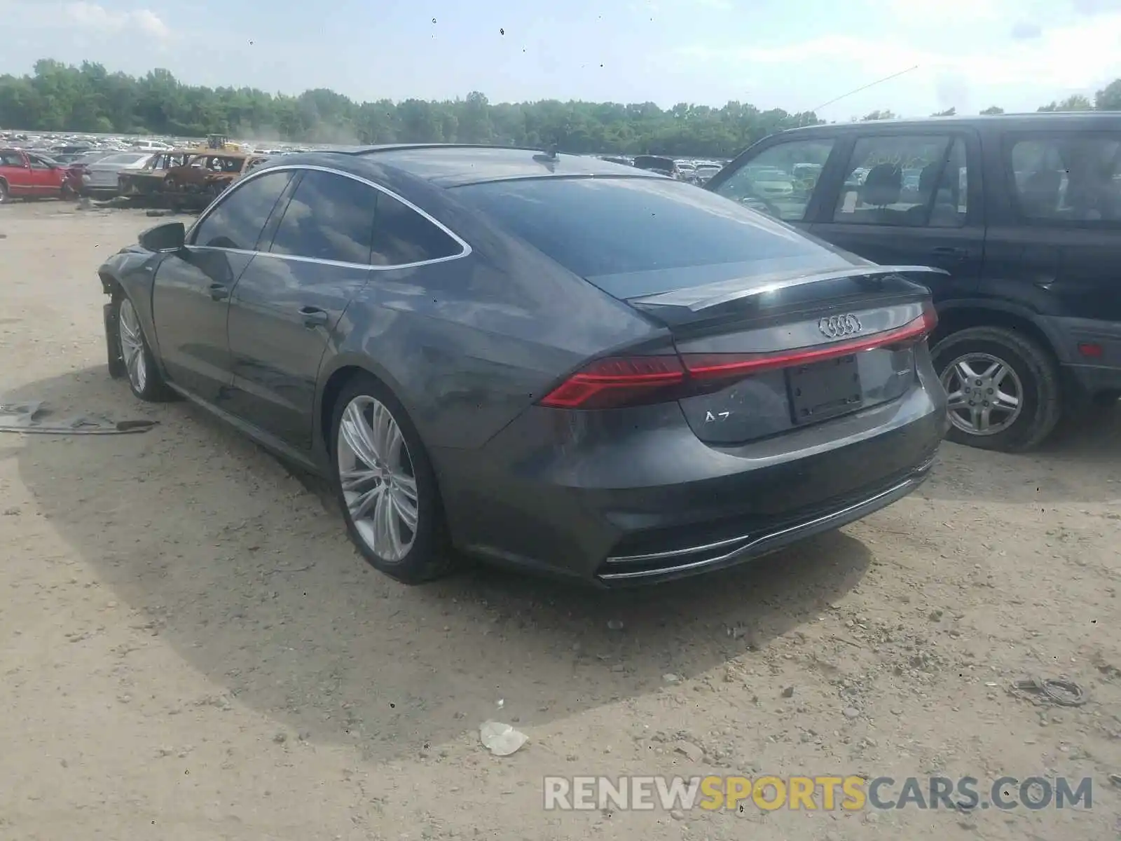 3 Photograph of a damaged car WAUU2AF24KN018725 AUDI A7 2019