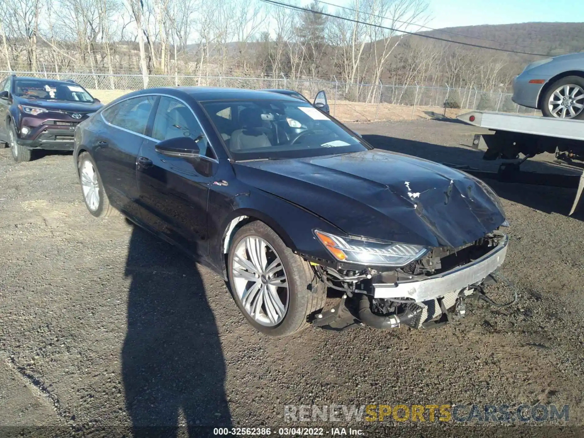 1 Photograph of a damaged car WAUU2AF26KN097508 AUDI A7 2019