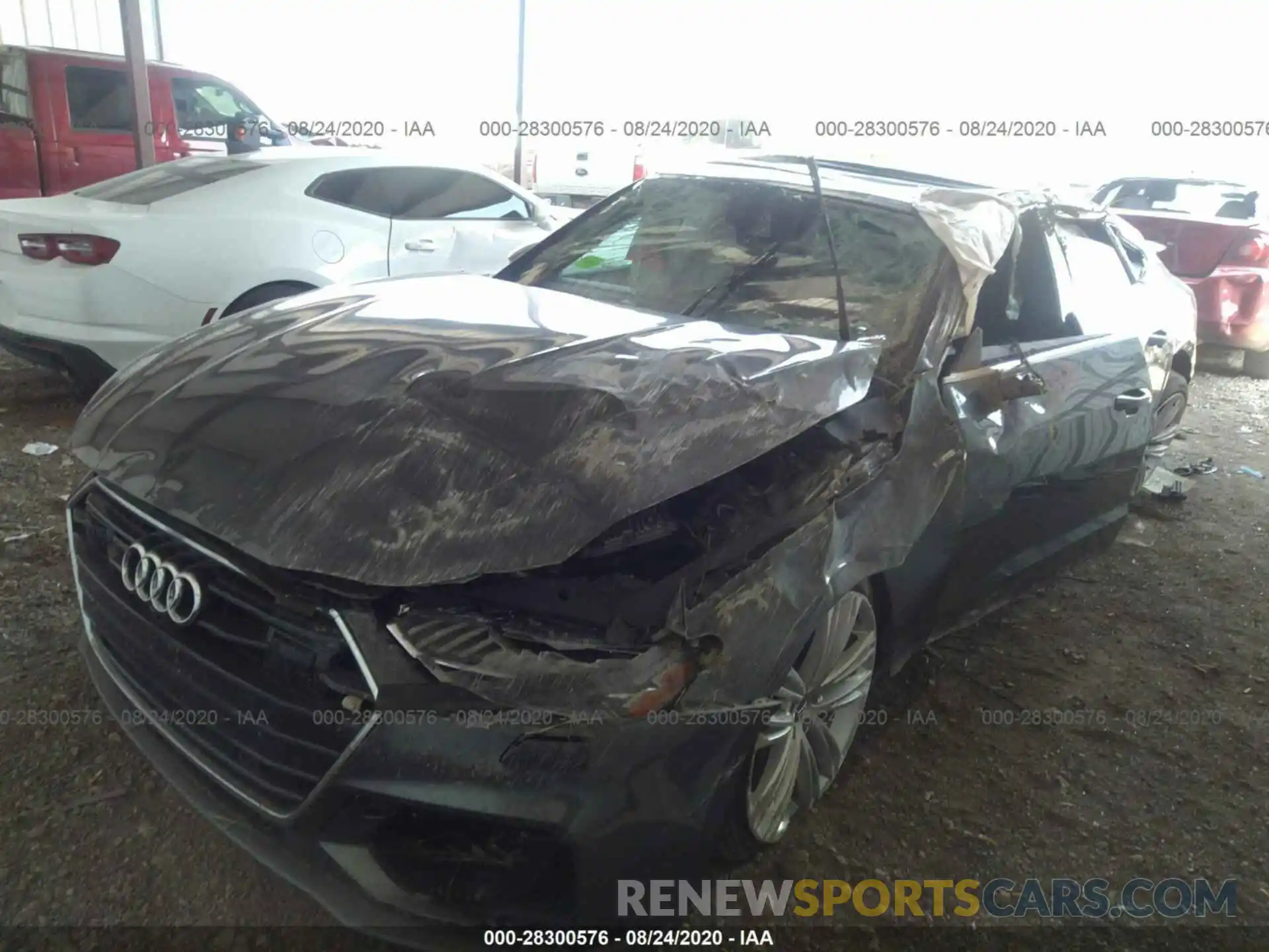 2 Photograph of a damaged car WAUU2AF27KN058653 AUDI A7 2019