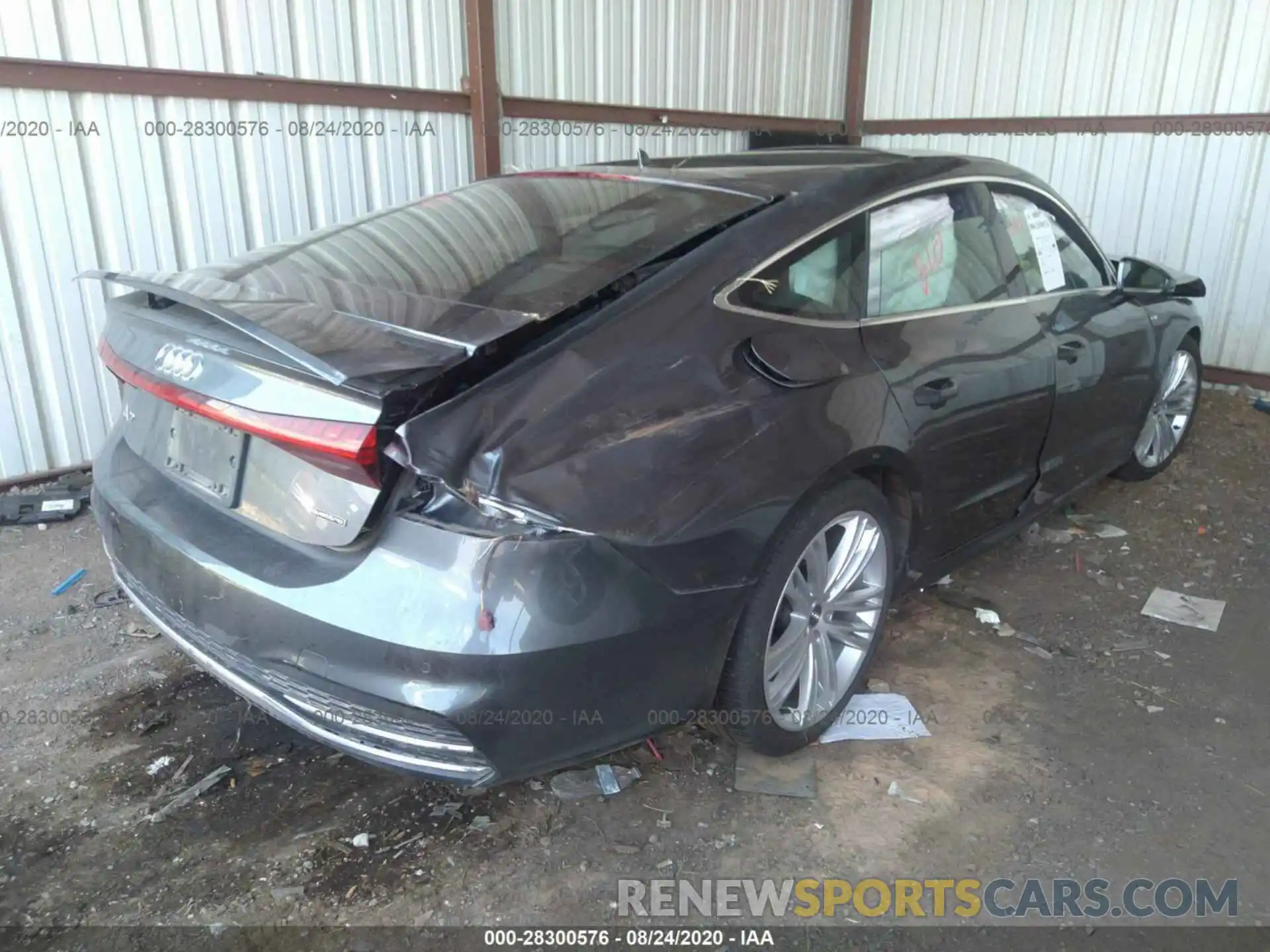 4 Photograph of a damaged car WAUU2AF27KN058653 AUDI A7 2019