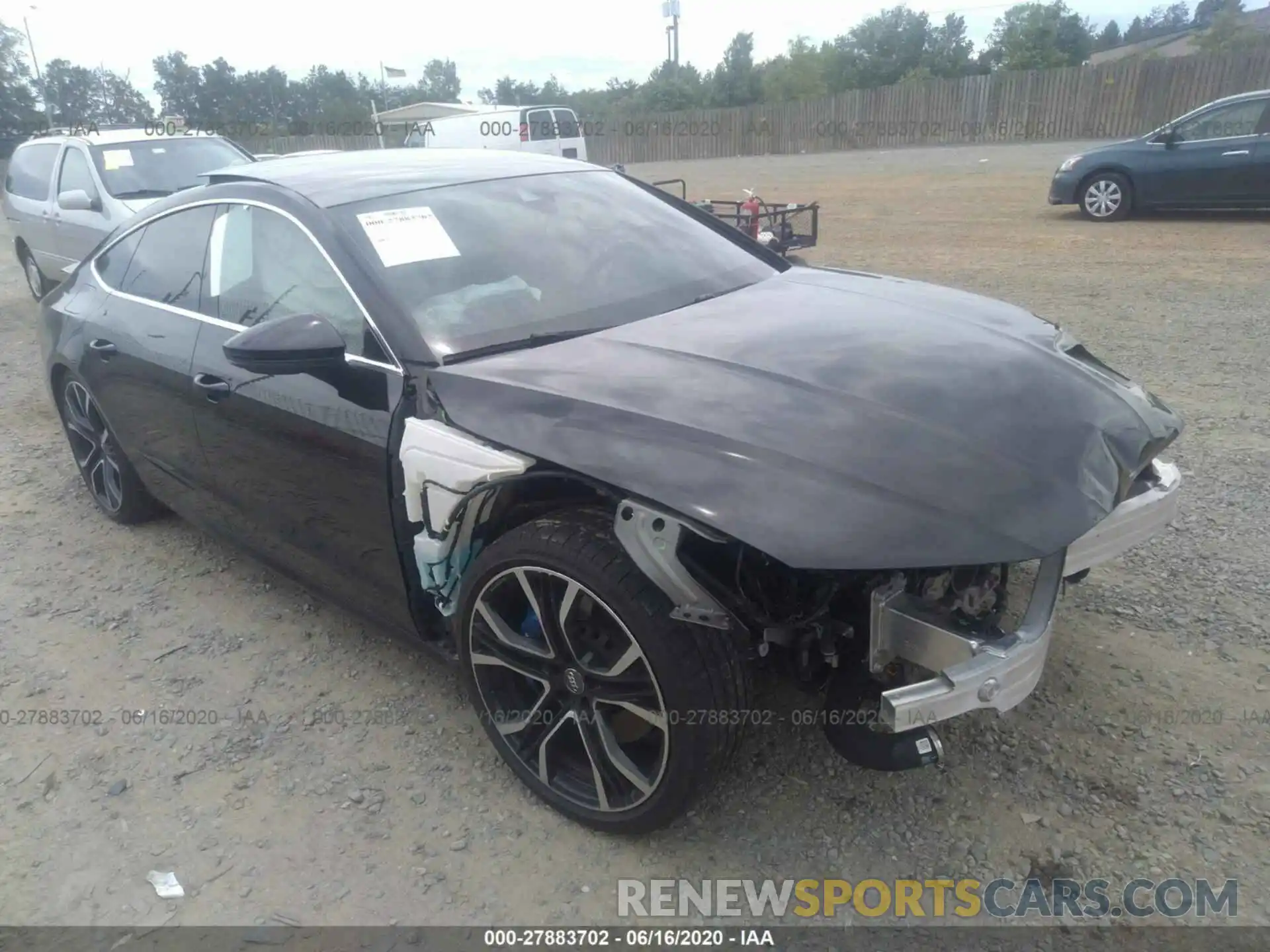 1 Photograph of a damaged car WAUV2AF21KN084279 AUDI A7 2019