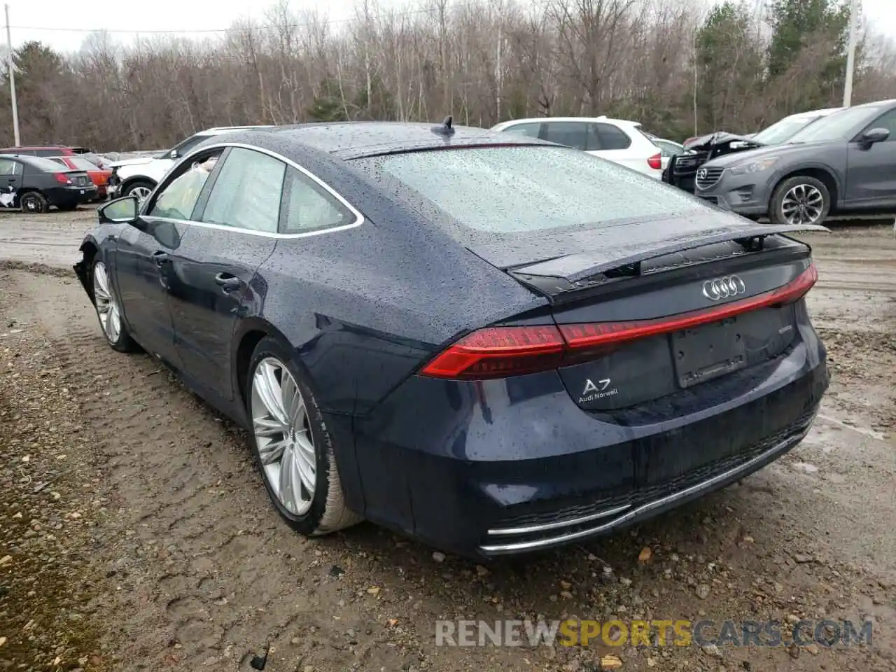 3 Photograph of a damaged car WAUV2AF21KN105180 AUDI A7 2019