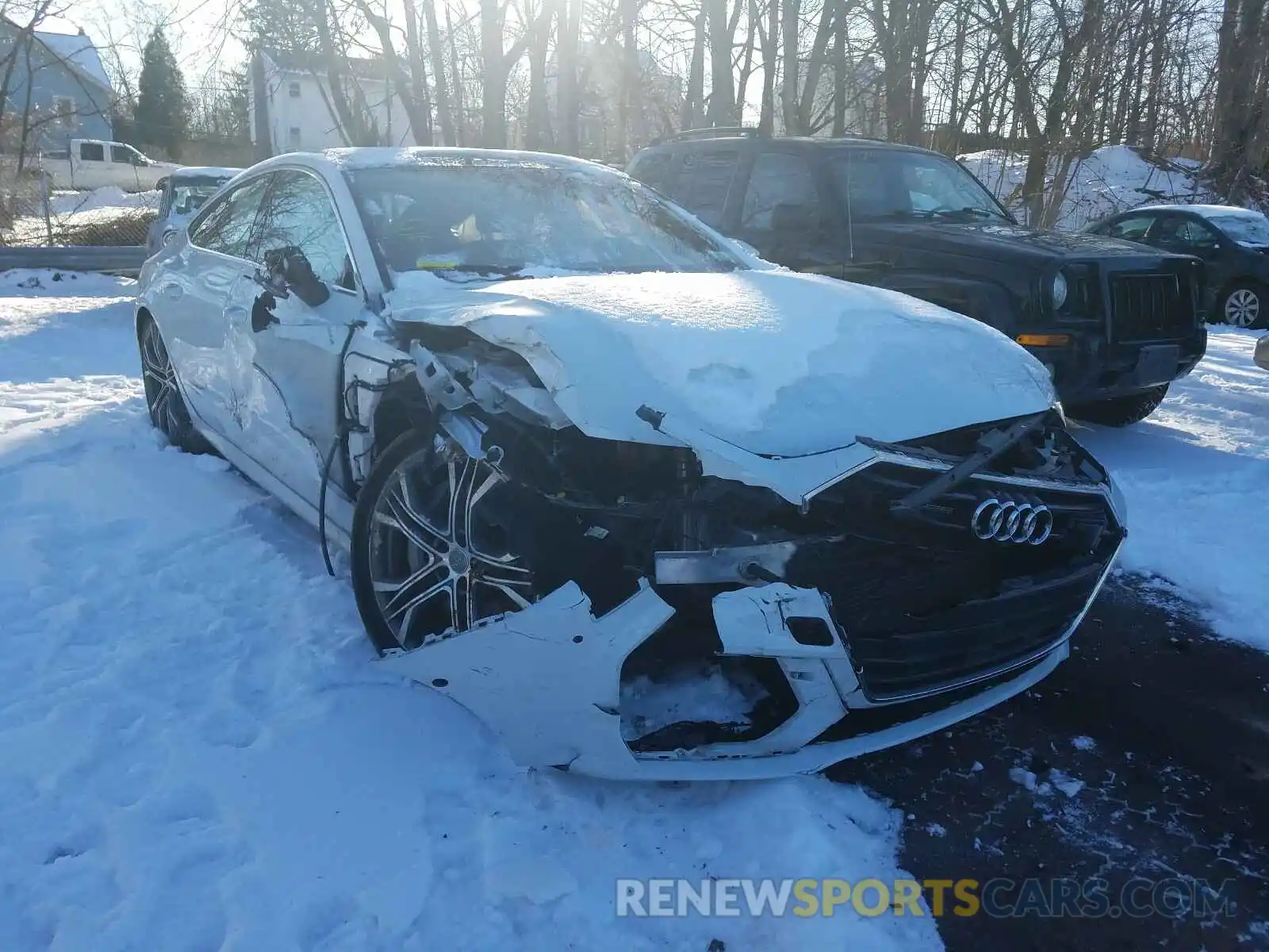 1 Photograph of a damaged car WAUV2AF22KN028559 AUDI A7 2019