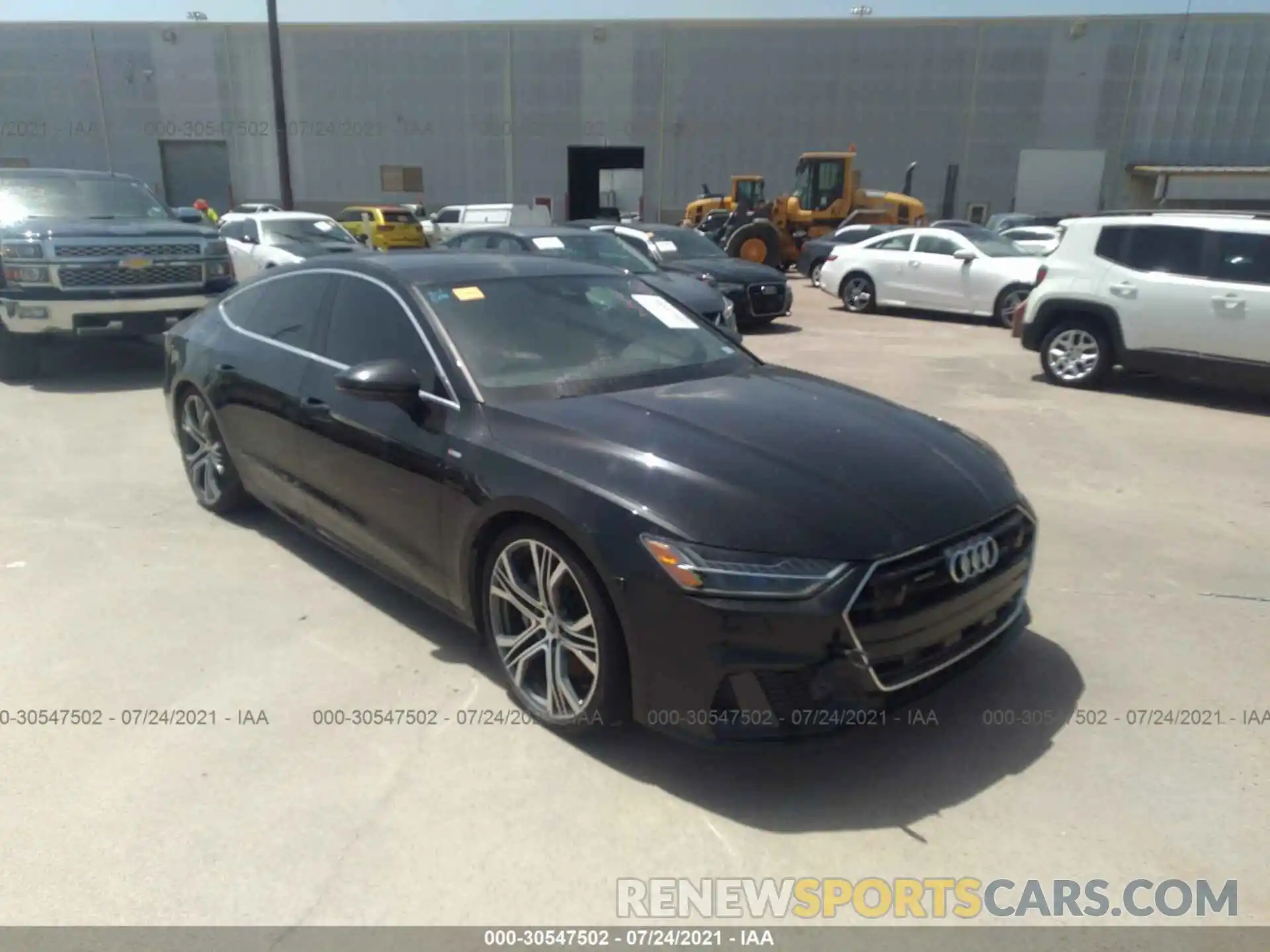 1 Photograph of a damaged car WAUV2AF22KN029808 AUDI A7 2019