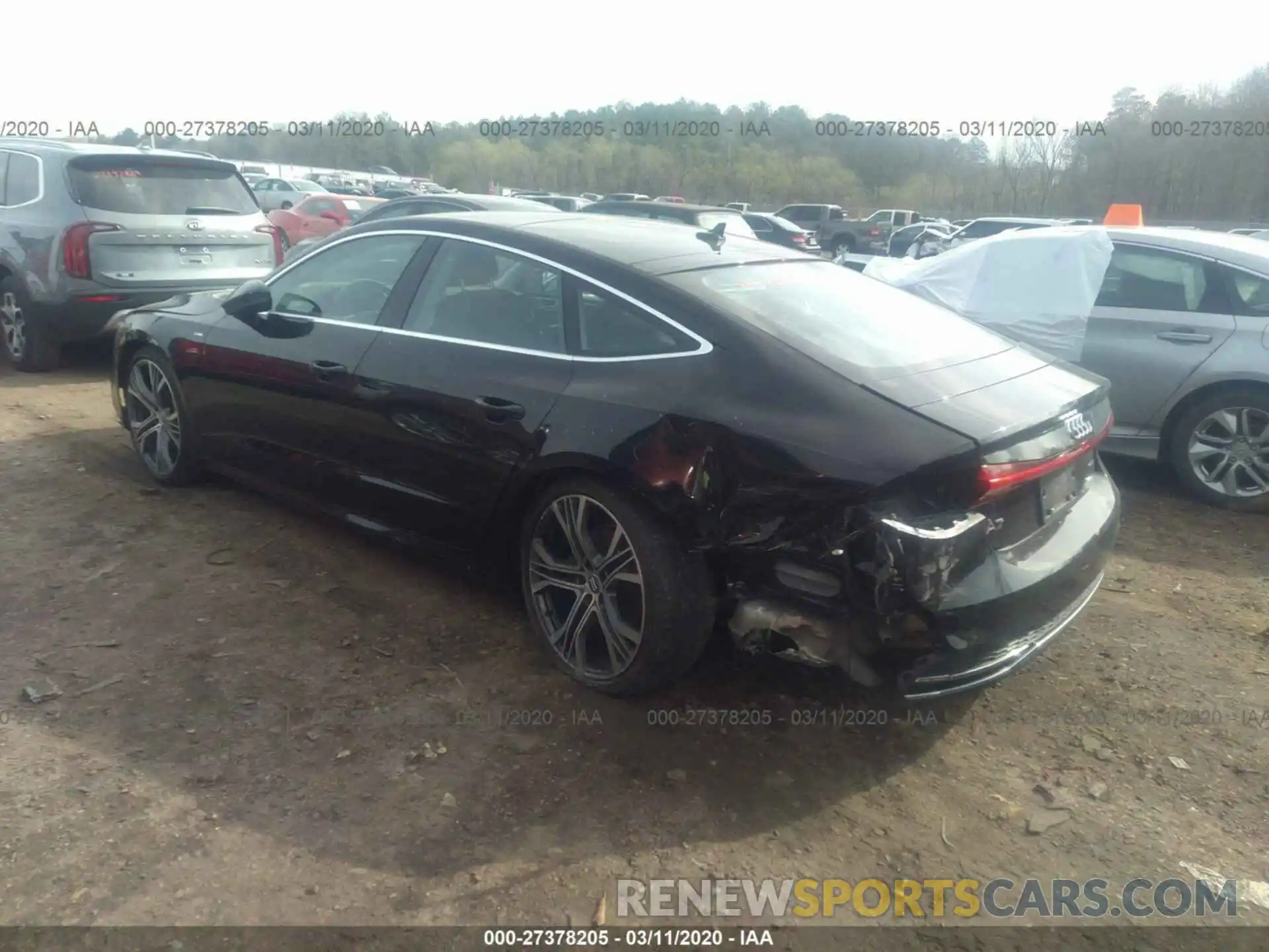 3 Photograph of a damaged car WAUV2AF23KN098801 AUDI A7 2019