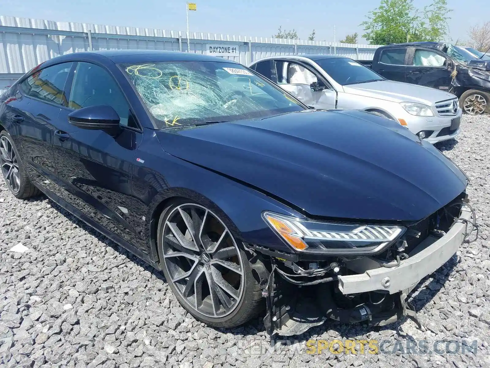 1 Photograph of a damaged car WAUV2AF25KN025879 AUDI A7 2019