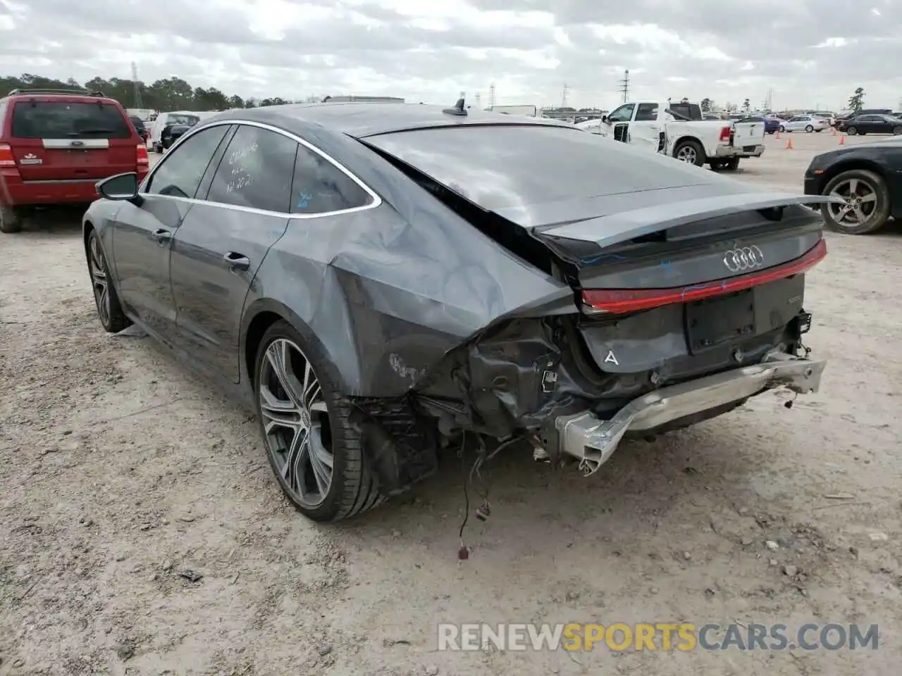 3 Photograph of a damaged car WAUV2AF25KN092532 AUDI A7 2019