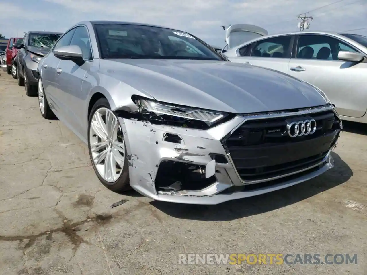 1 Photograph of a damaged car WAUV2AF26KN065775 AUDI A7 2019