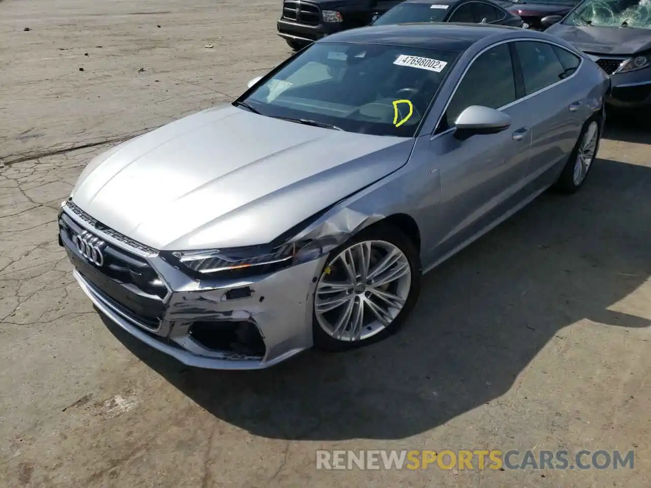 2 Photograph of a damaged car WAUV2AF26KN065775 AUDI A7 2019