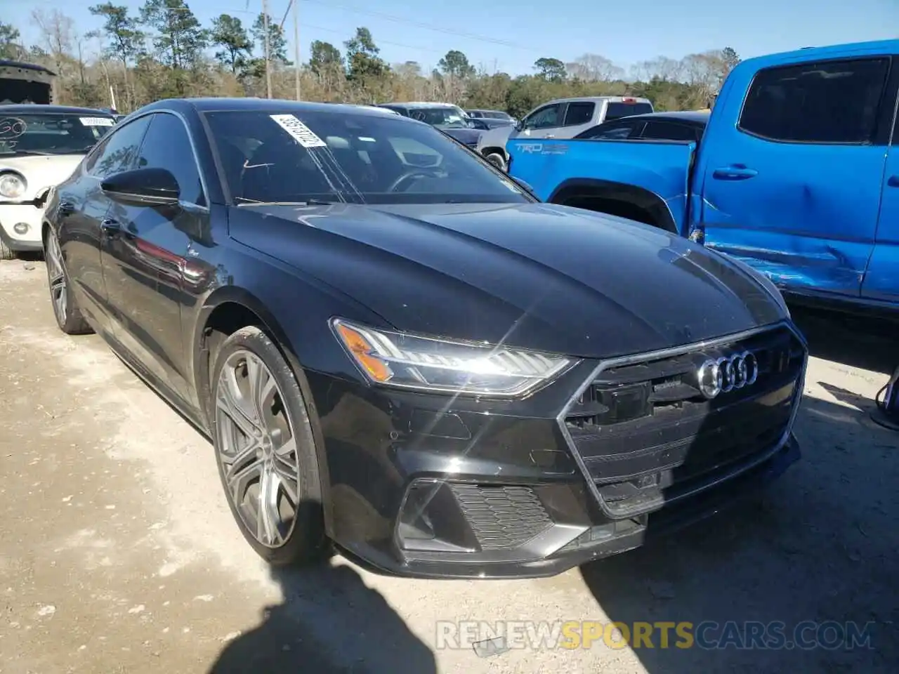 1 Photograph of a damaged car WAUV2AF26KN130947 AUDI A7 2019