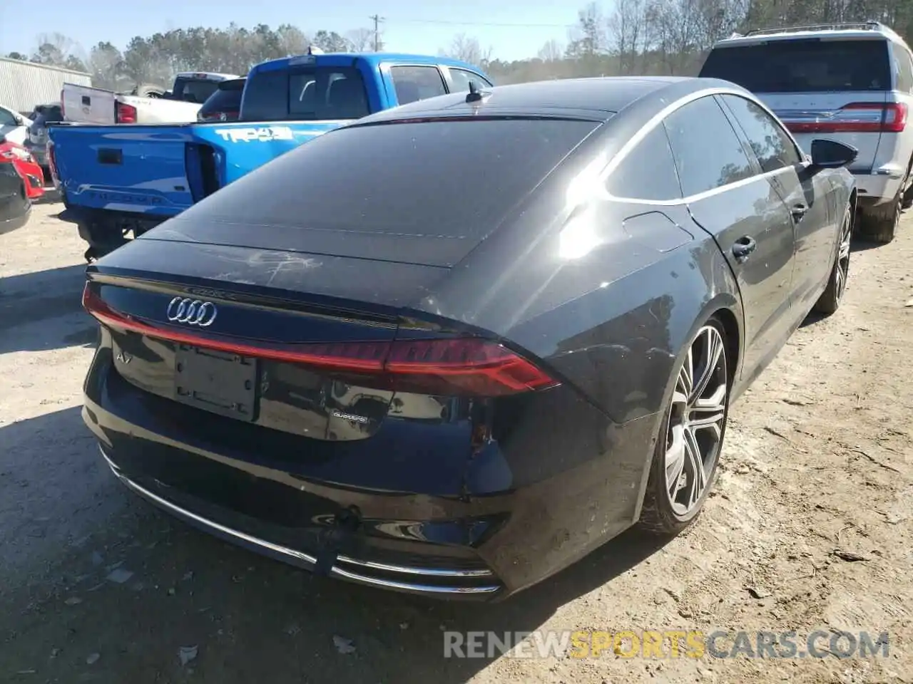 4 Photograph of a damaged car WAUV2AF26KN130947 AUDI A7 2019