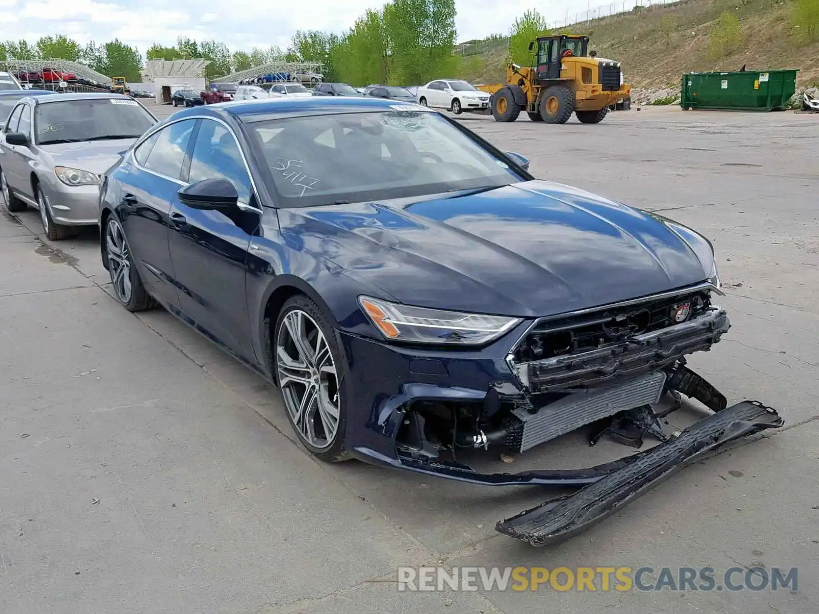 1 Photograph of a damaged car WAUV2AF27KN021865 AUDI A7 2019