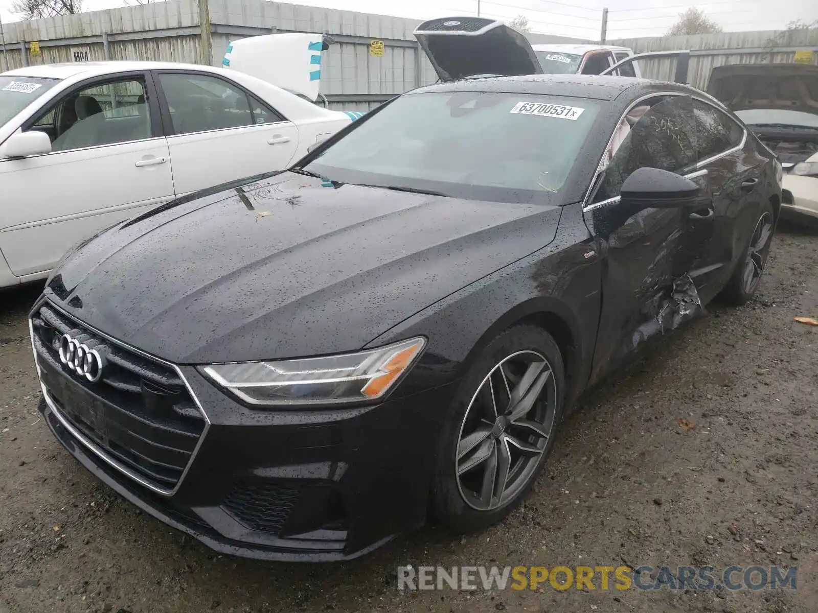 2 Photograph of a damaged car WAUV2AF27KN027780 AUDI A7 2019