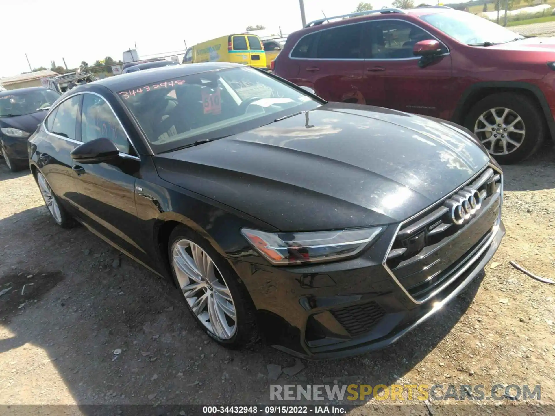 1 Photograph of a damaged car WAUV2AF27KN037516 AUDI A7 2019