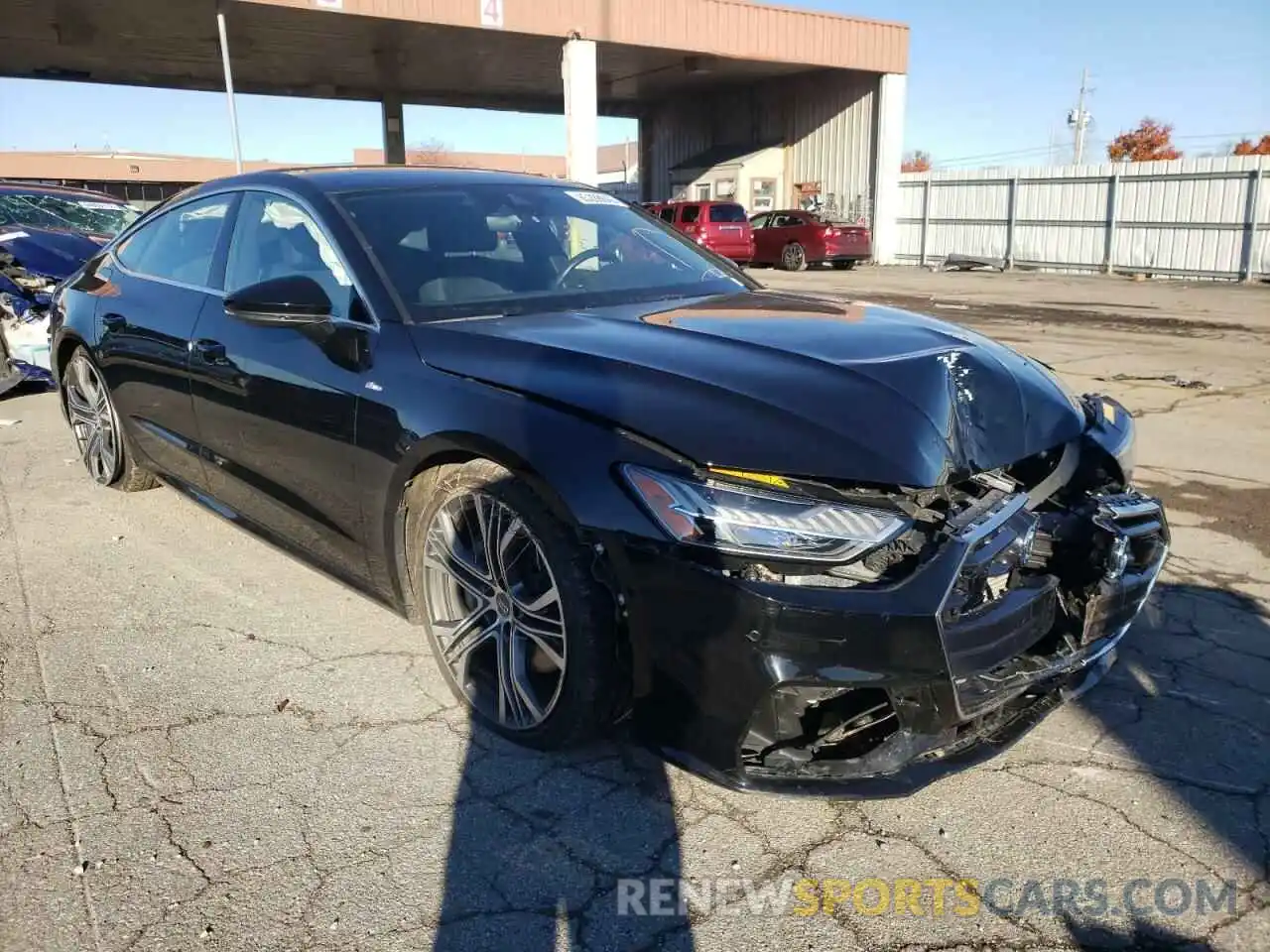 1 Photograph of a damaged car WAUV2AF2XKN018944 AUDI A7 2019