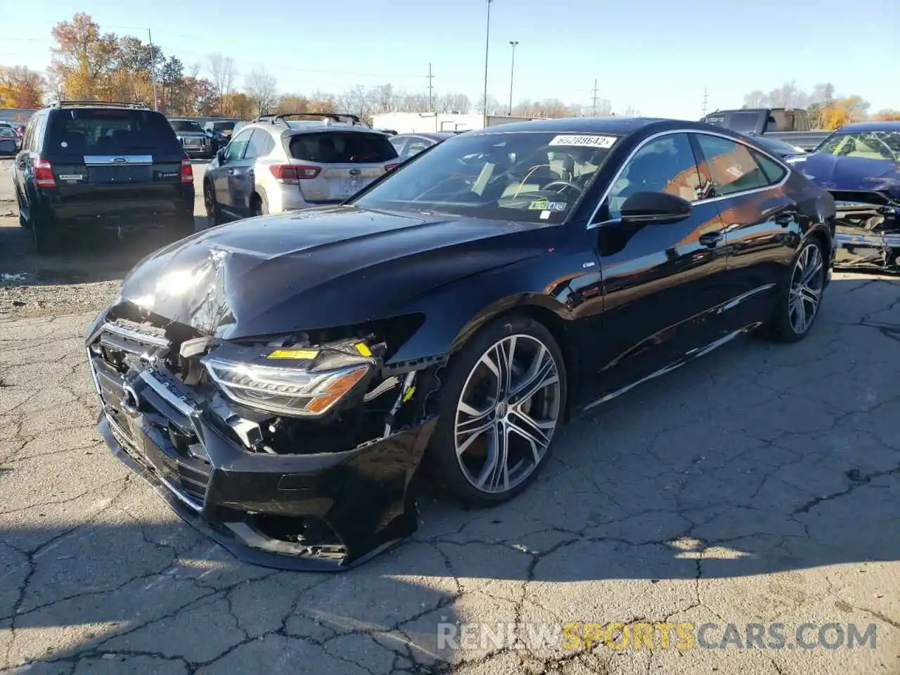 2 Photograph of a damaged car WAUV2AF2XKN018944 AUDI A7 2019