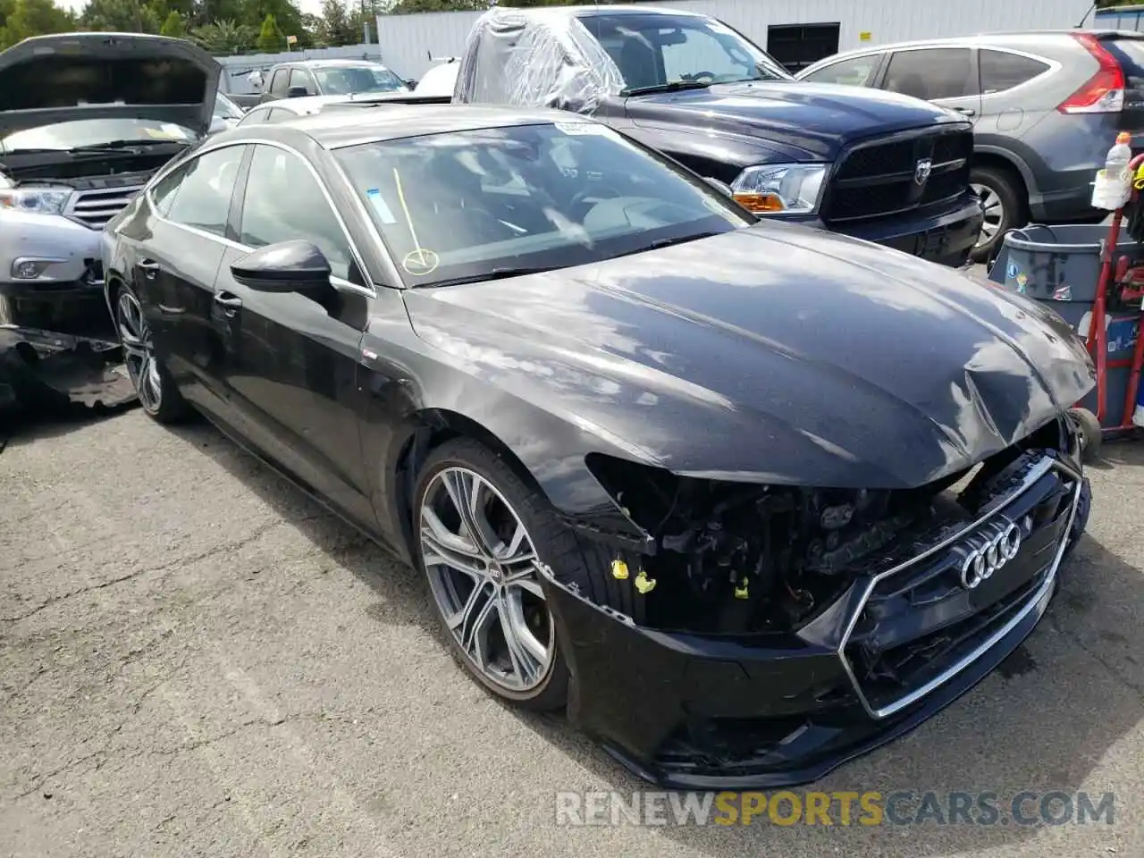 1 Photograph of a damaged car WAUV2AF2XKN026896 AUDI A7 2019