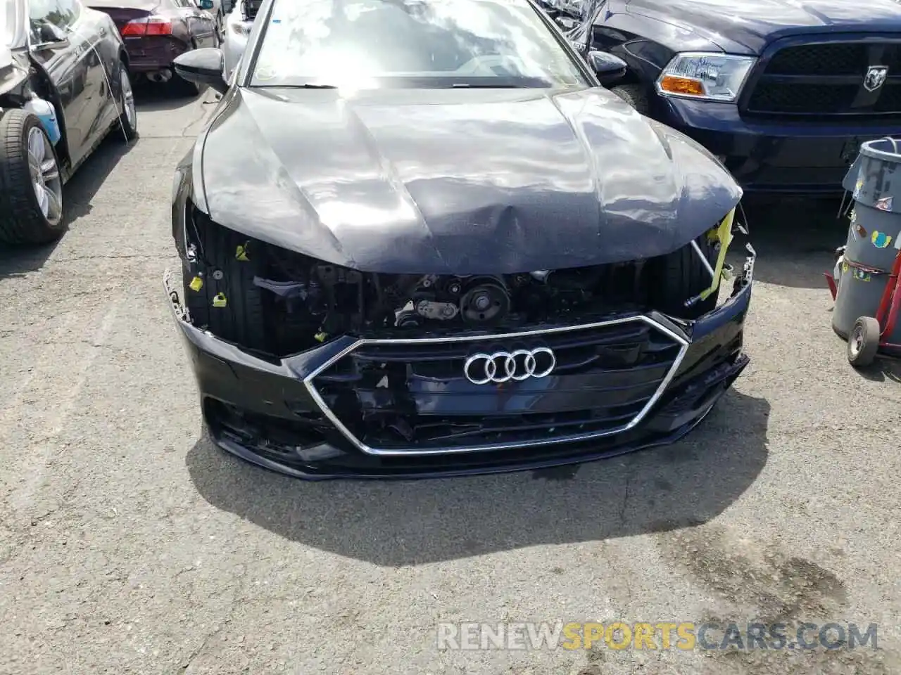 9 Photograph of a damaged car WAUV2AF2XKN026896 AUDI A7 2019