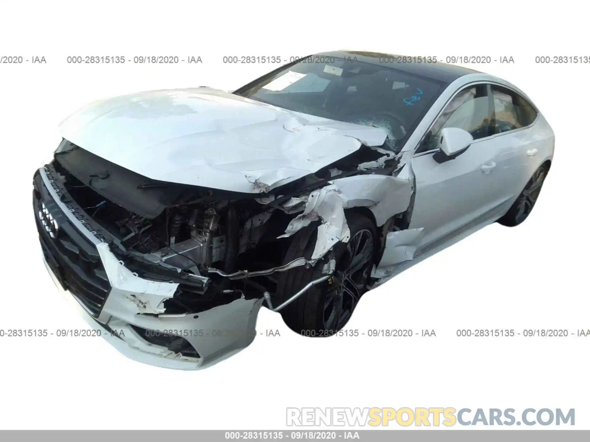 2 Photograph of a damaged car WAUV2BF26KN045659 AUDI A7 2019