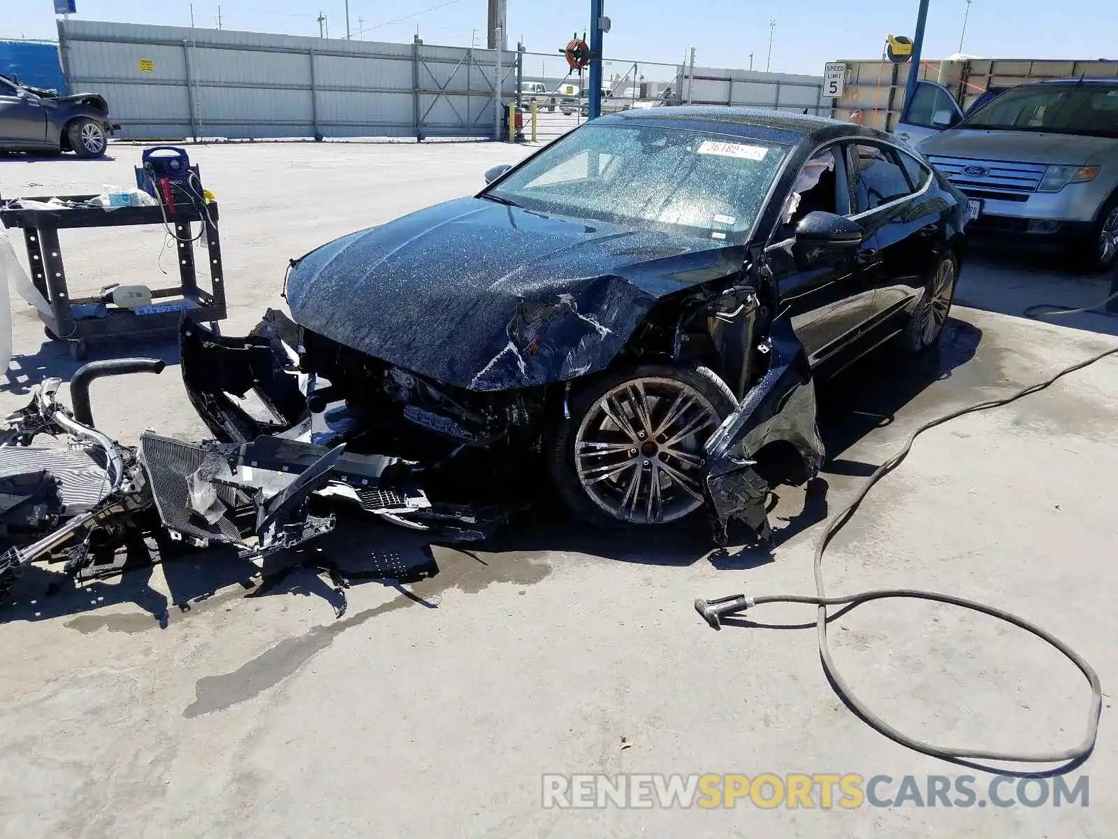 2 Photograph of a damaged car WAUP2AF22LN041371 AUDI A7 2020