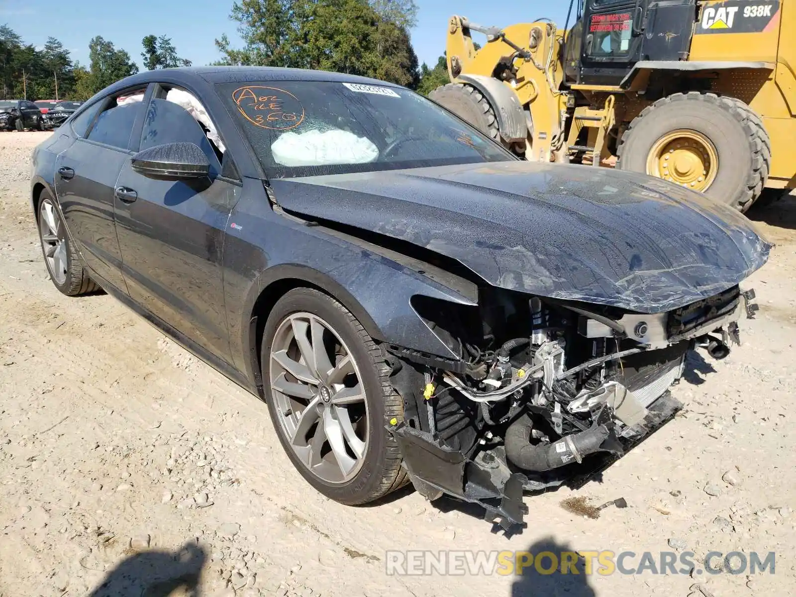 1 Photograph of a damaged car WAUU2AF24MN011700 AUDI A7 2021