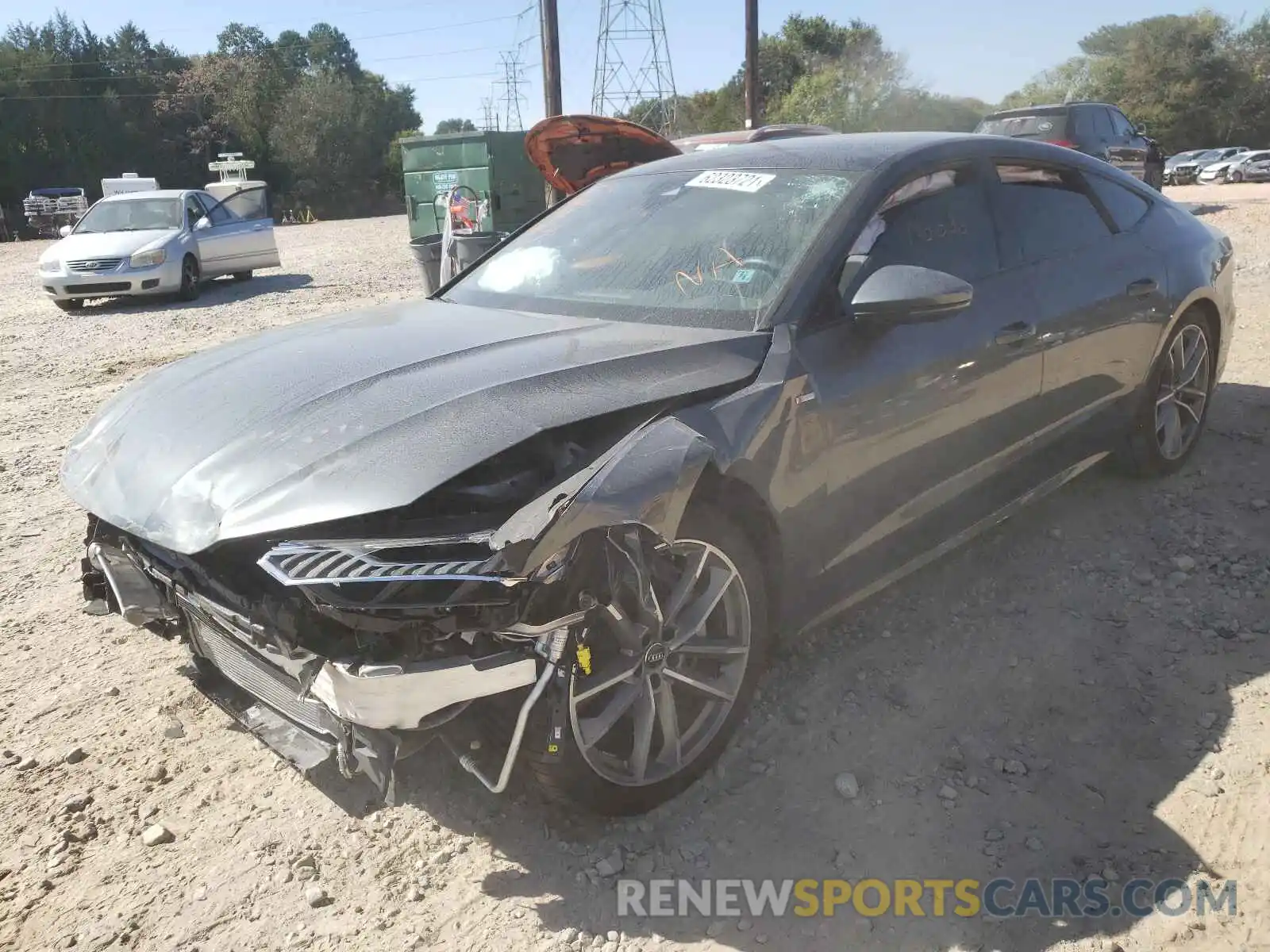 2 Photograph of a damaged car WAUU2AF24MN011700 AUDI A7 2021