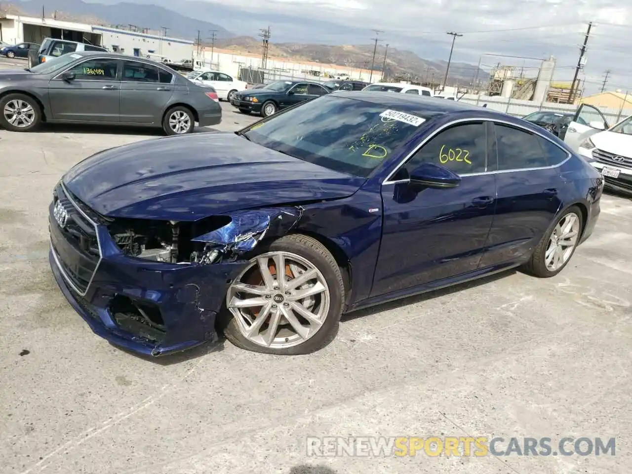 2 Photograph of a damaged car WAUU2AF25MN087037 AUDI A7 2021