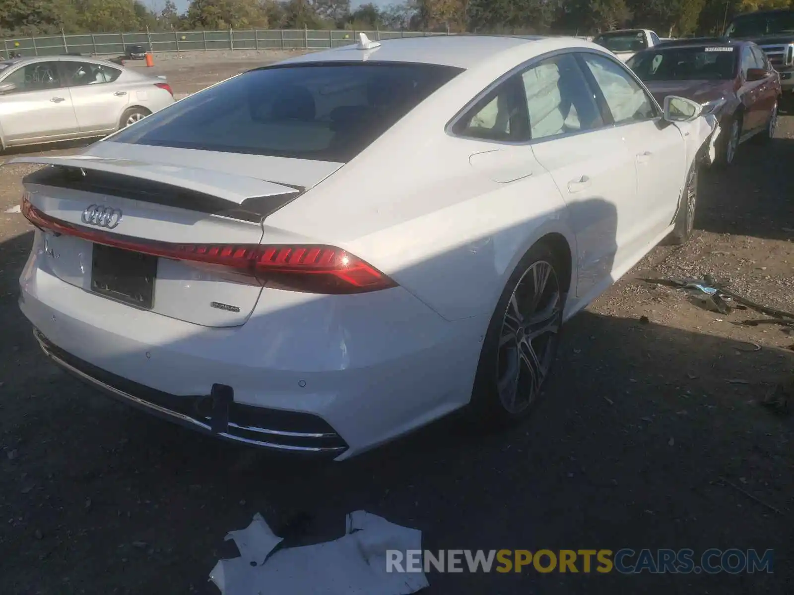 4 Photograph of a damaged car WAUV2AF20MN027266 AUDI A7 2021