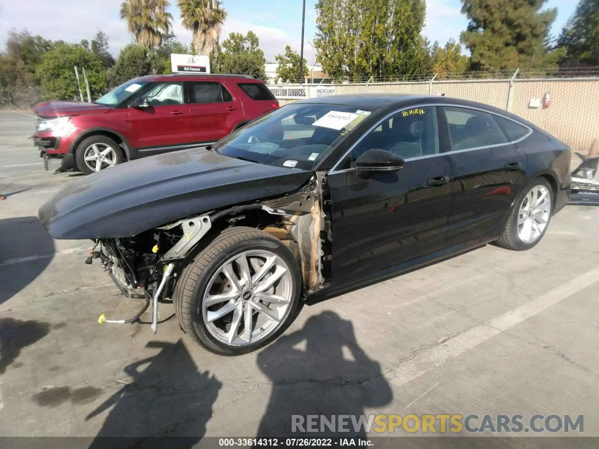 2 Photograph of a damaged car WAUV2AF2XMN046245 AUDI A7 2021