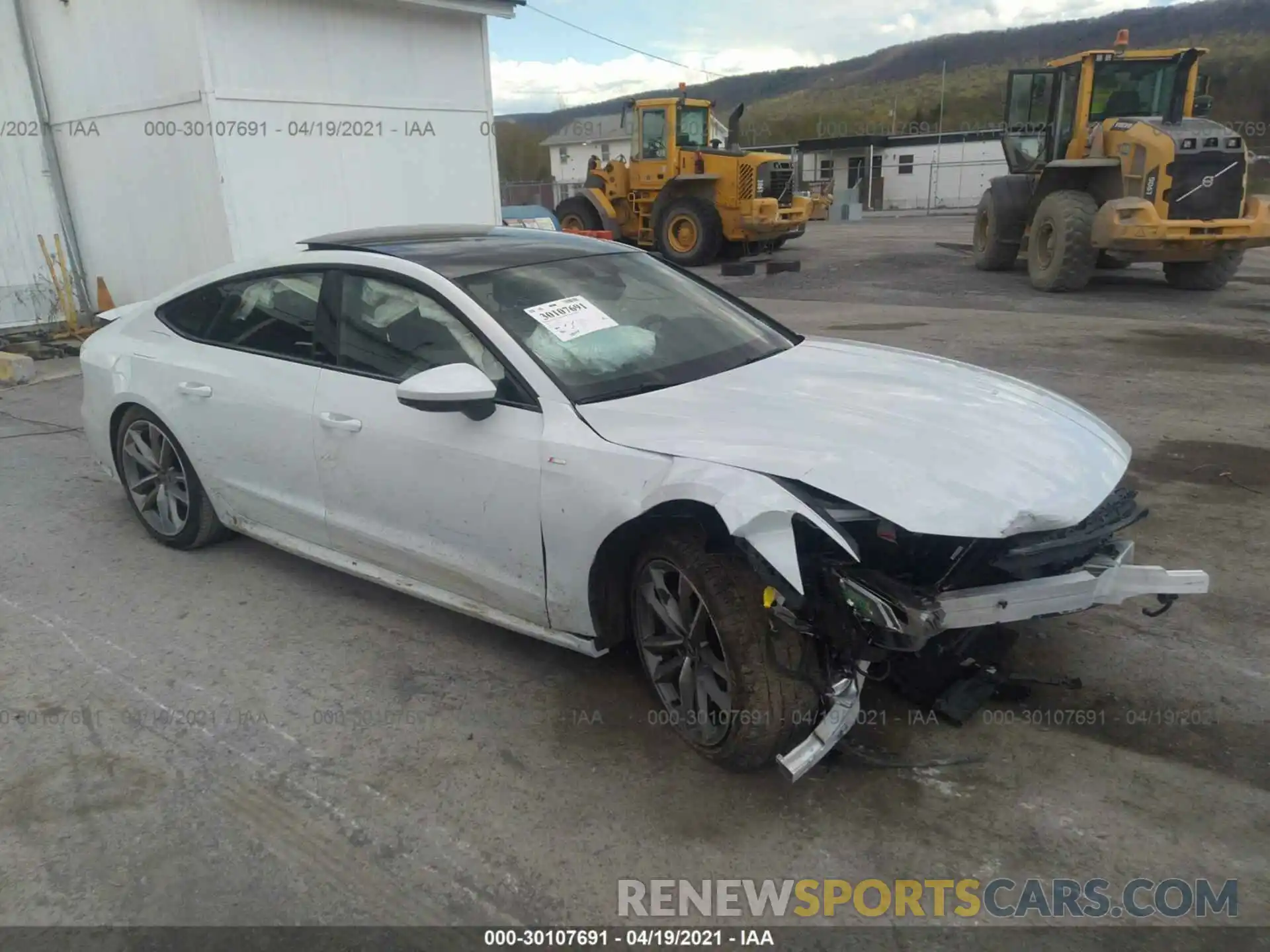 1 Photograph of a damaged car WAUV2BF28MN049201 AUDI A7 2021