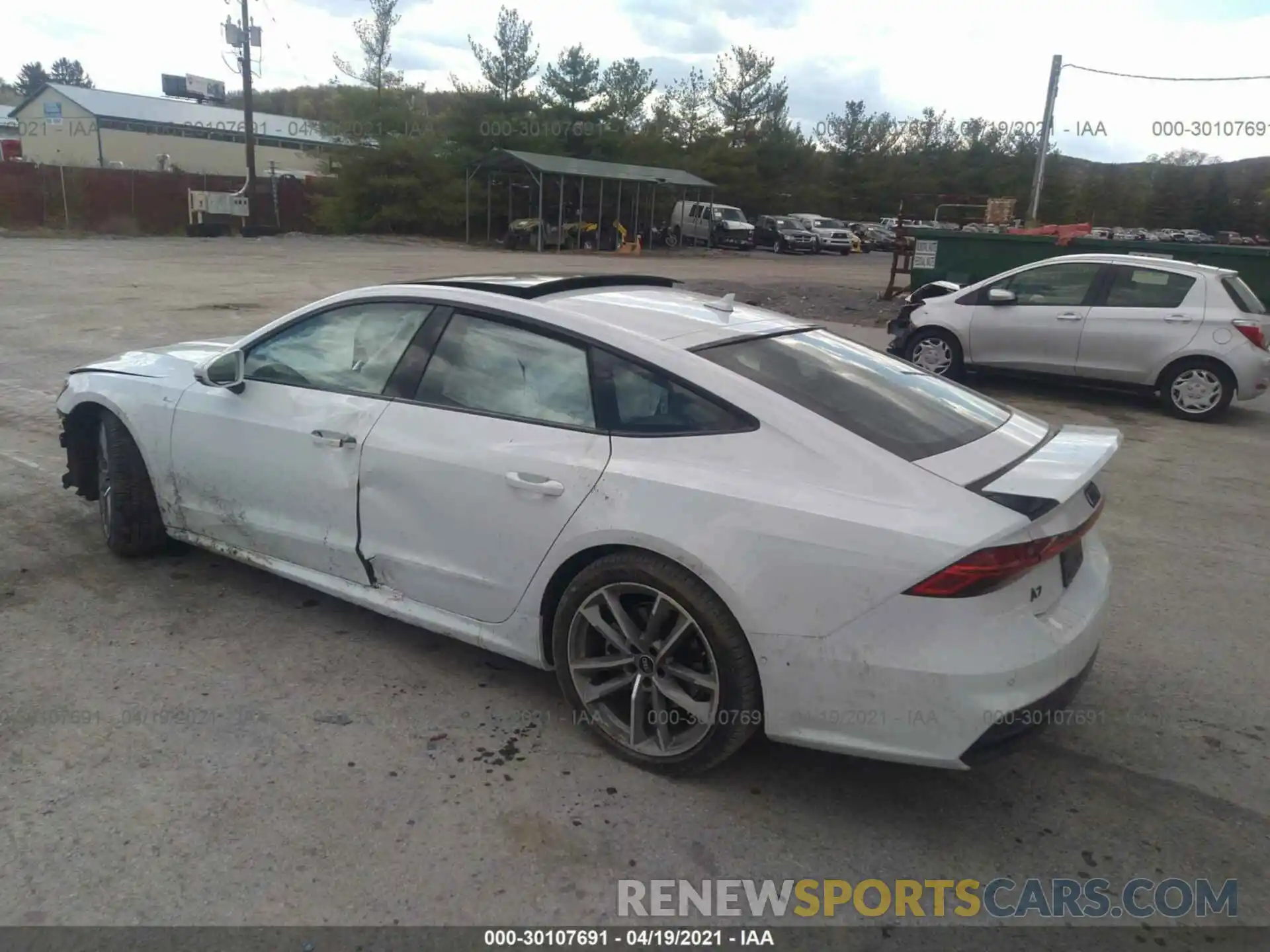 3 Photograph of a damaged car WAUV2BF28MN049201 AUDI A7 2021