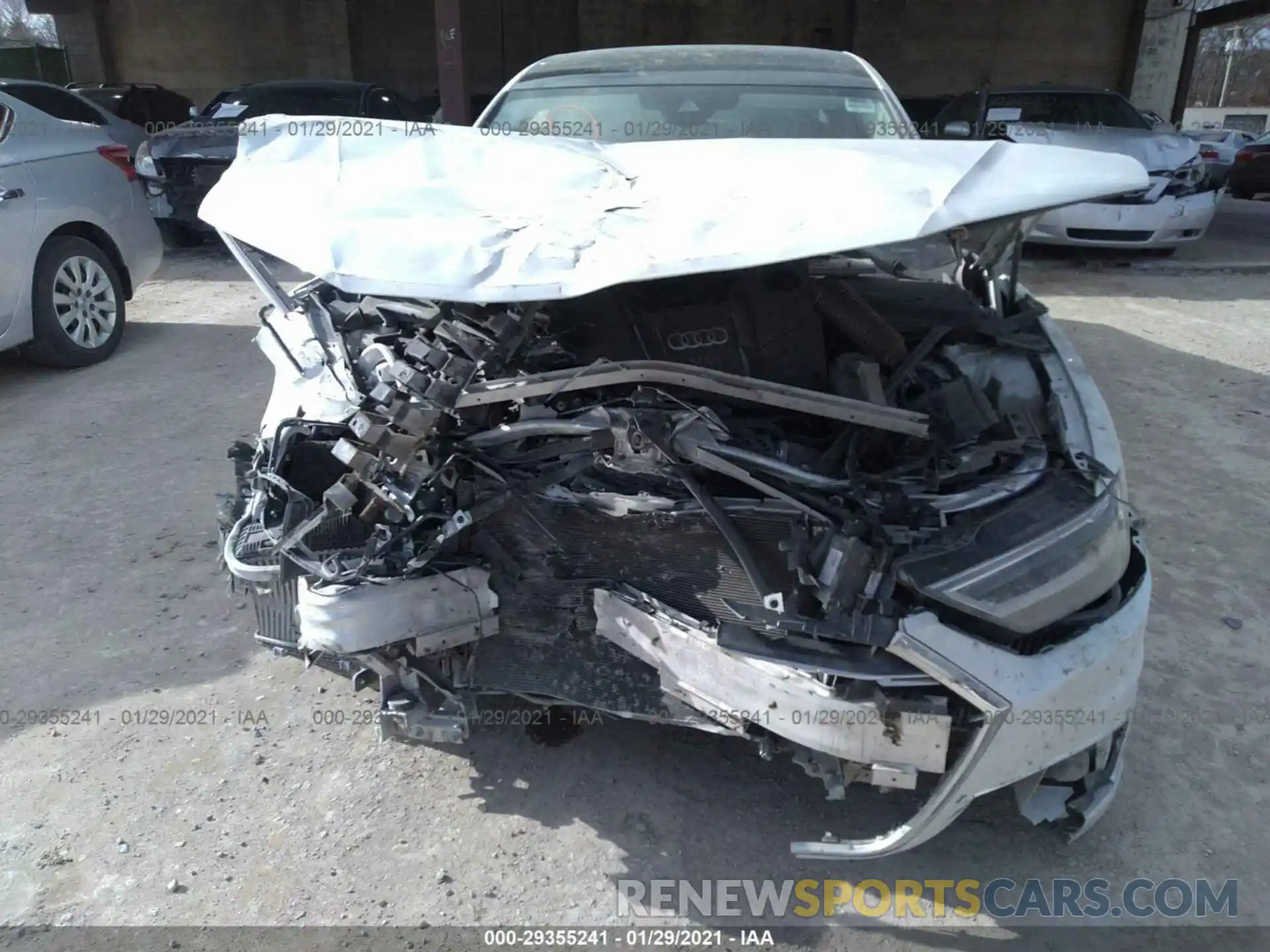 6 Photograph of a damaged car WAU8DAF80KN006068 AUDI A8 2019