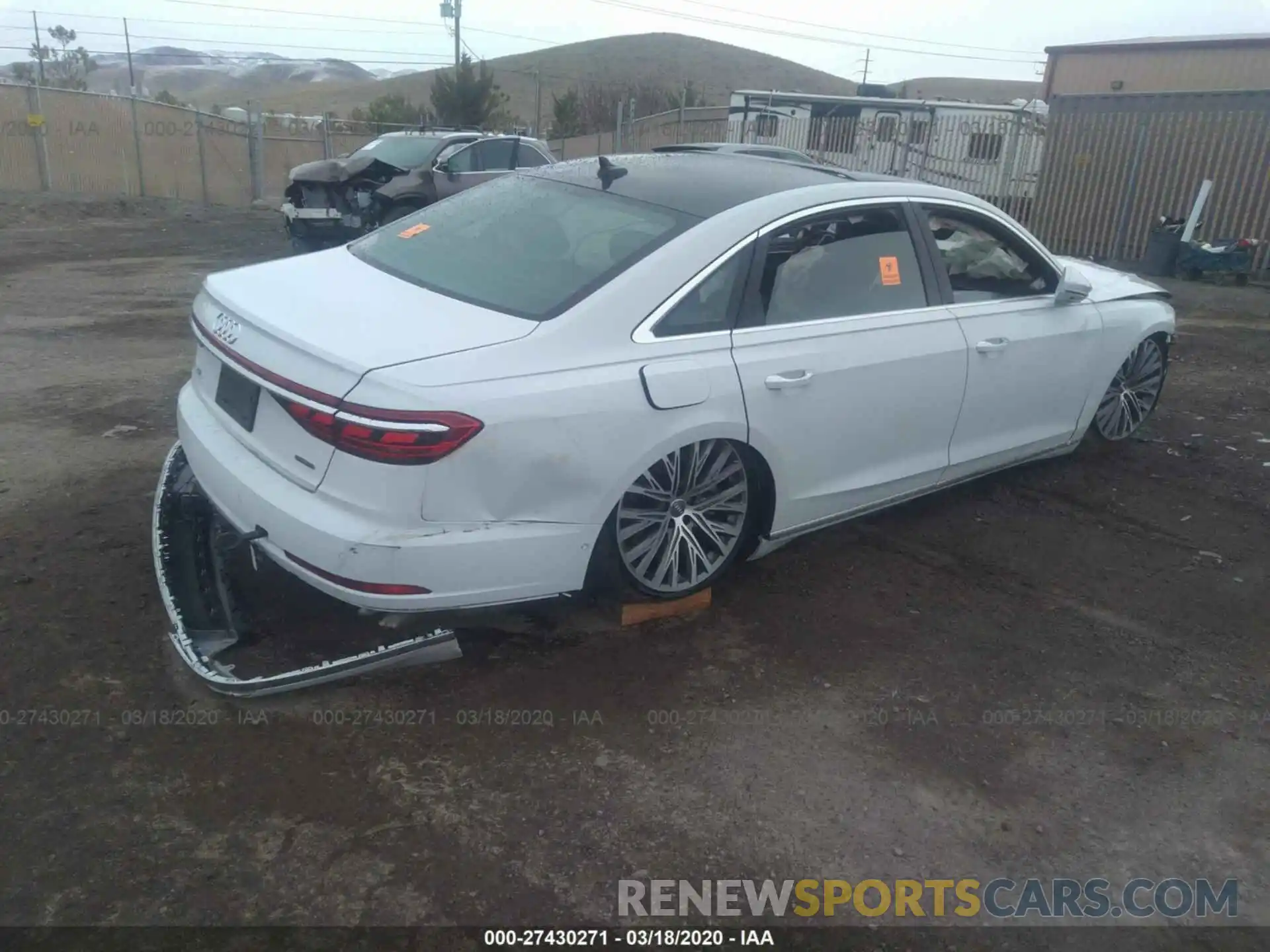 4 Photograph of a damaged car WAU8DAF80KN011268 AUDI A8 2019