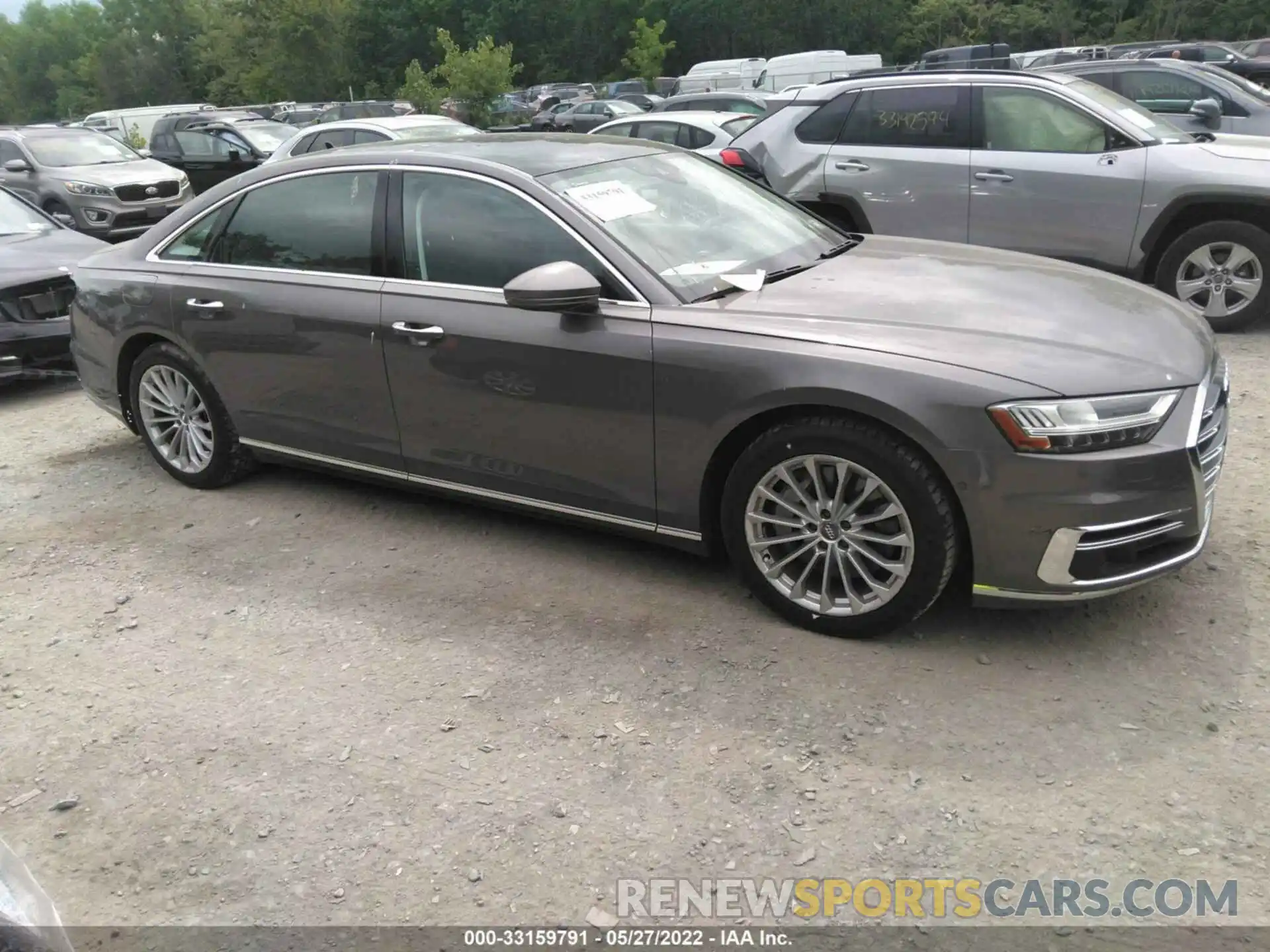 1 Photograph of a damaged car WAU8DAF81KN005673 AUDI A8 2019